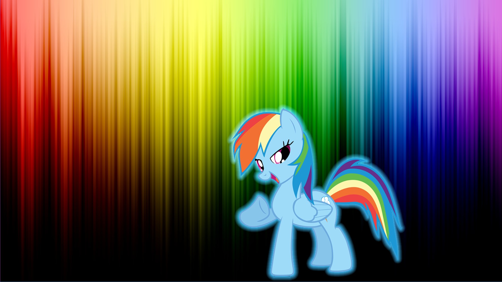 My Little Pony Rainbow Dash Vector 1920x1080