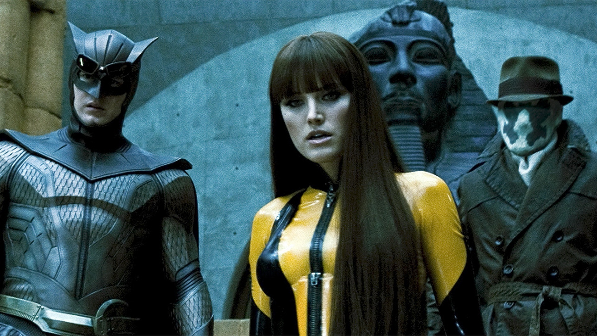 Malin Akerman Nite Owl Rorschach Silk Spectre 1920x1080