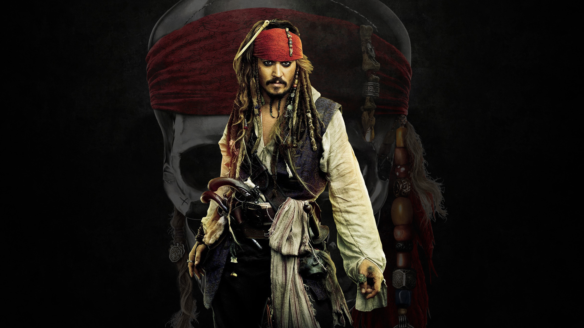 Jack Sparrow Johnny Depp 1920x1080