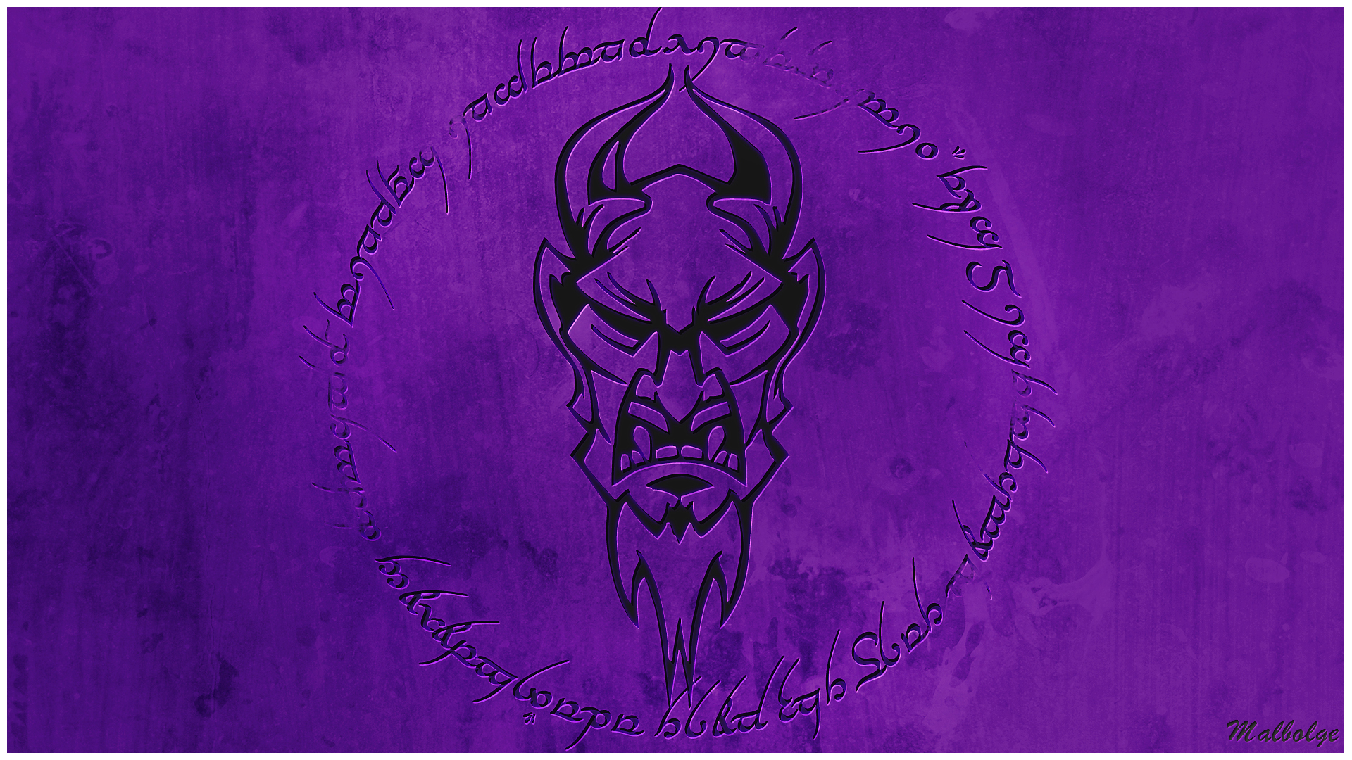 Dante Alighieri Demon Devil Hell Logo Malbolge Malebolge Photoshop Purple Typography Vector 1920x1080