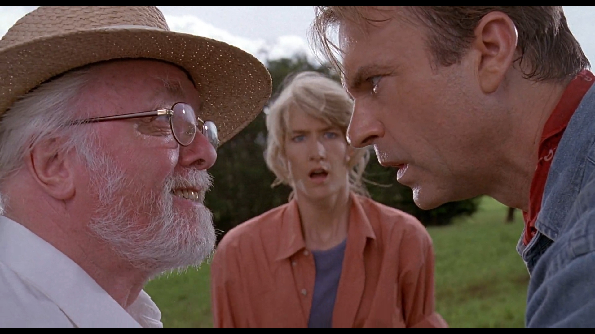 Alan Grant Ellie Sattler John Hammond Laura Dern Sam Neill 1920x1080