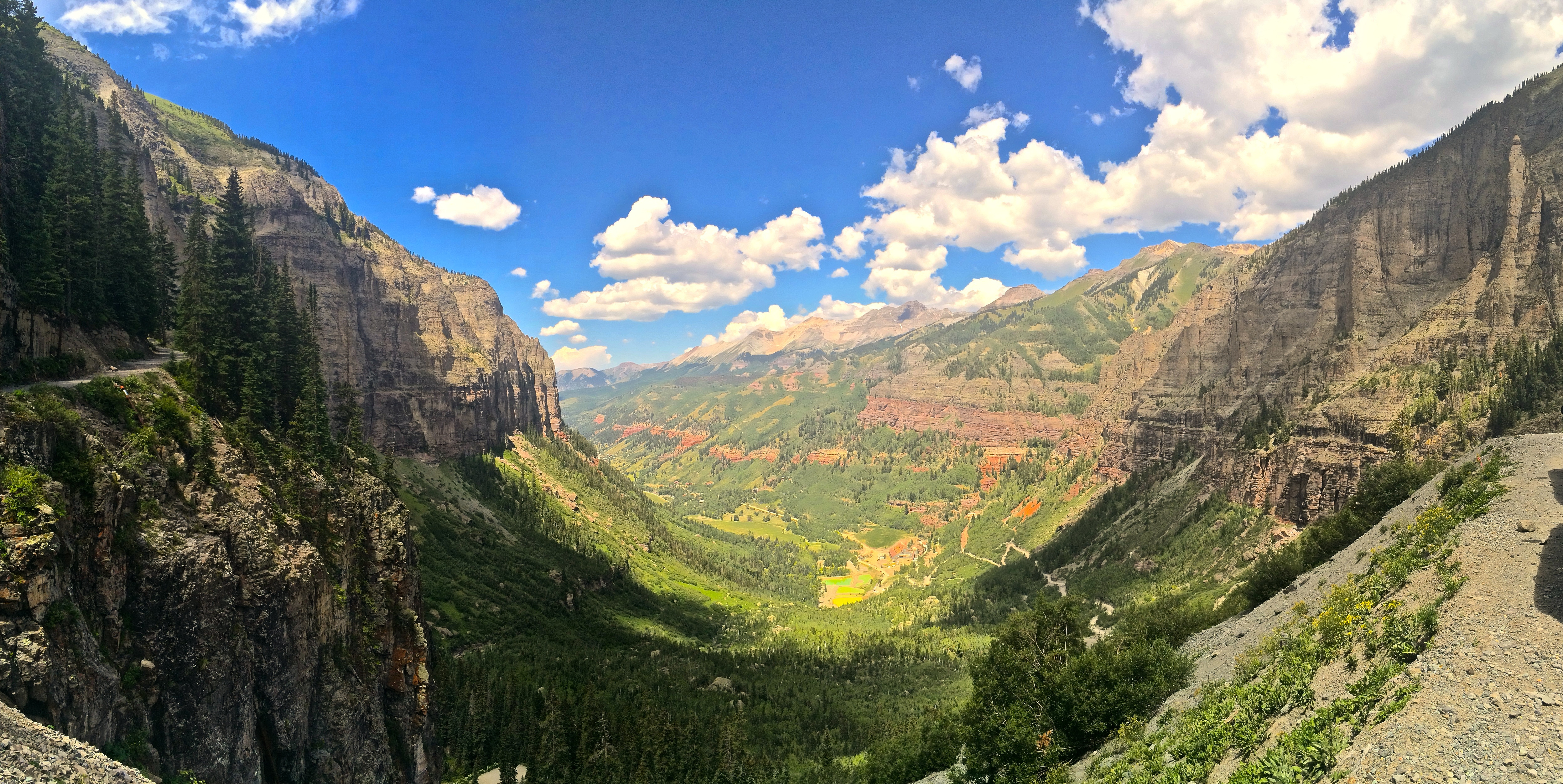 Cliff Forest Landscape Mountain Nature Valley 4990x2504