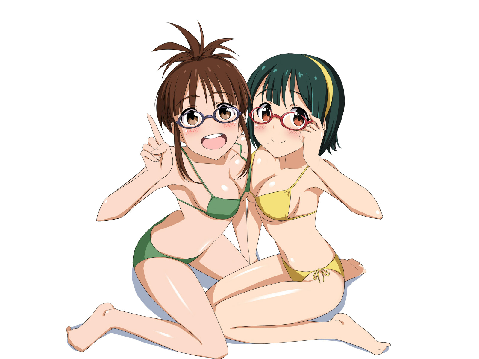 Kotori Otonashi Ritsuko Akizuki 1600x1200