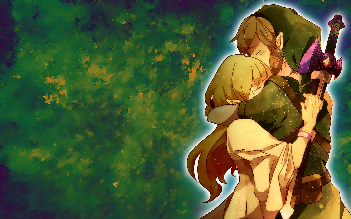 Hug Link The Legend Of Zelda Skyward Sword Zelda Wallpaper Resolution