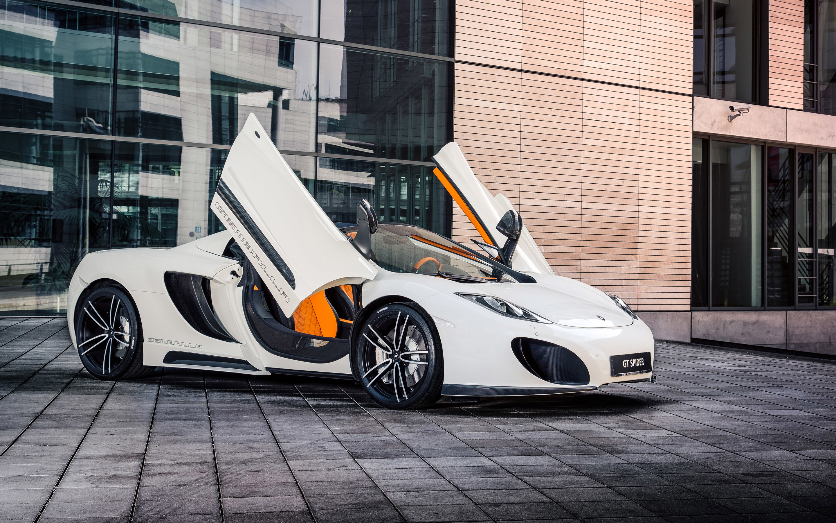 Car Mclaren Mclaren 12c Mclaren Mp4 12c Supercar Vehicle White Car 2880x1800