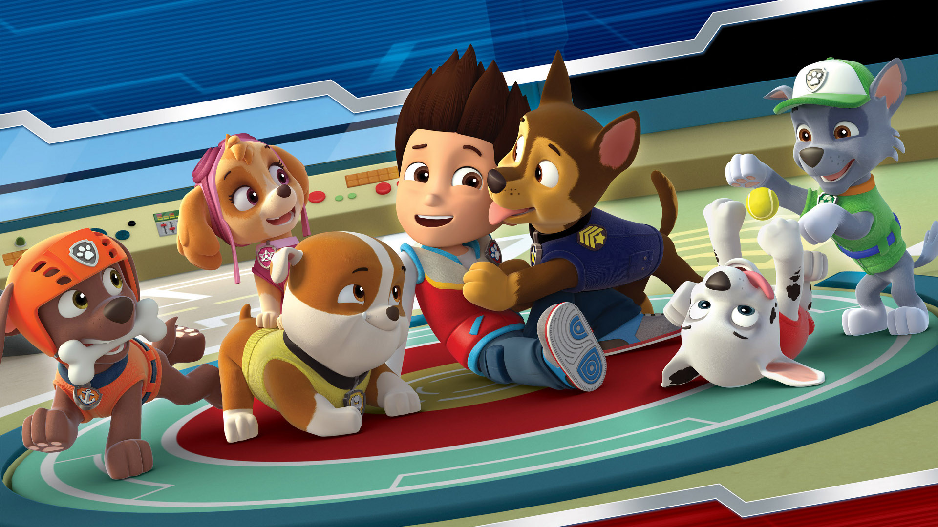 Cartoon Dog Paw Patrol 1920x1080