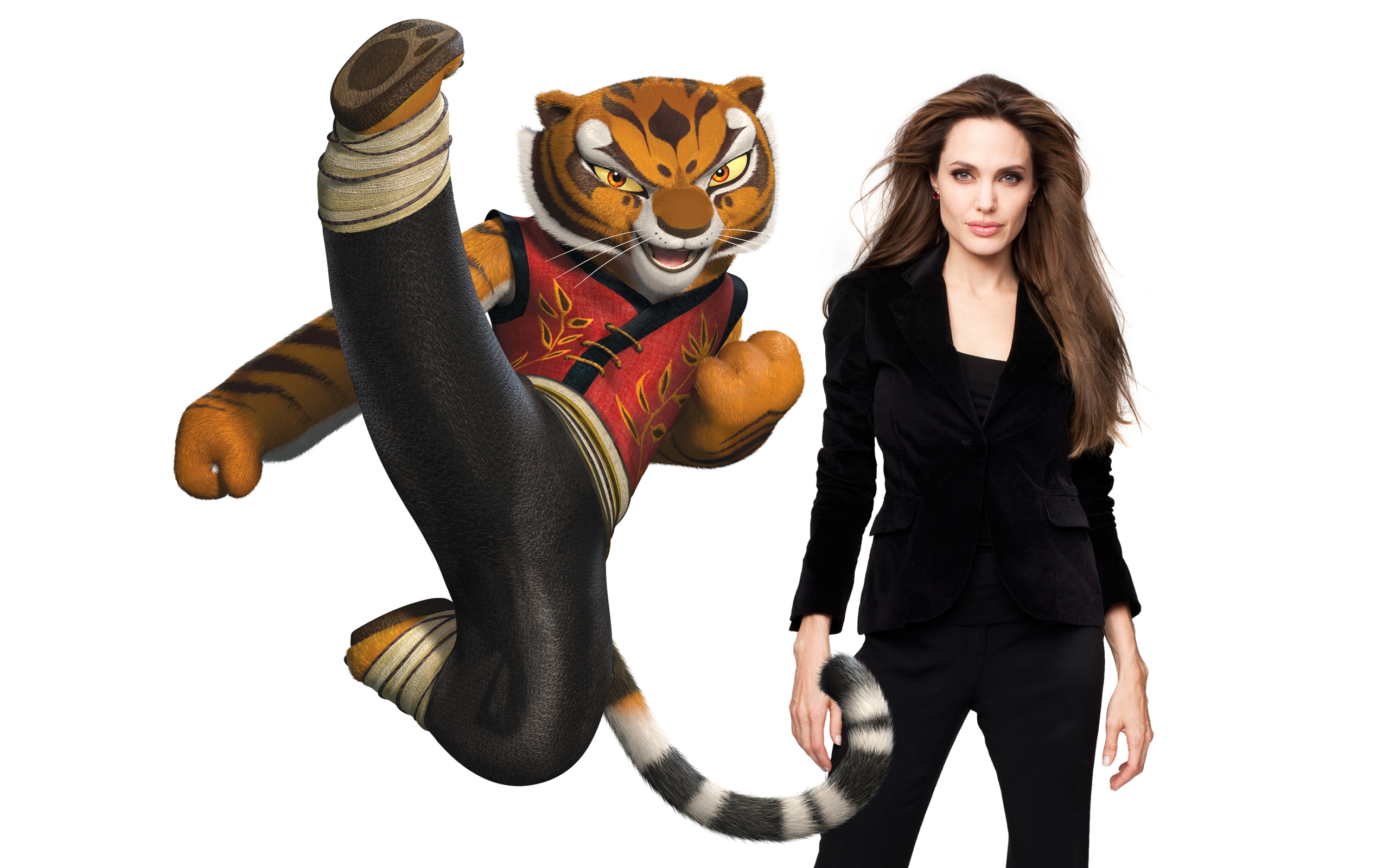 Angelina Jolie Kung Fu Panda Tigress Kung Fu Panda 2560x1600