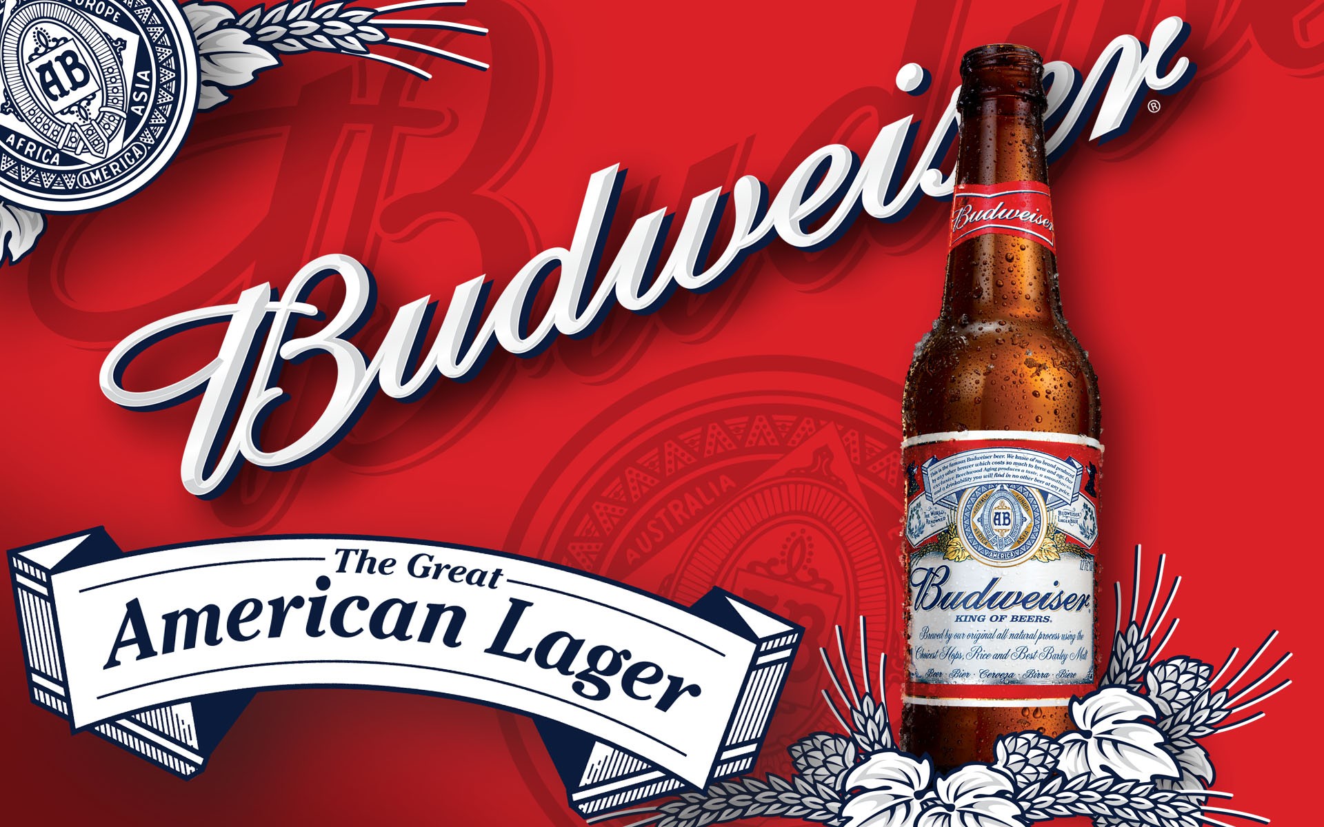 Beer Budweiser Larger 1920x1200