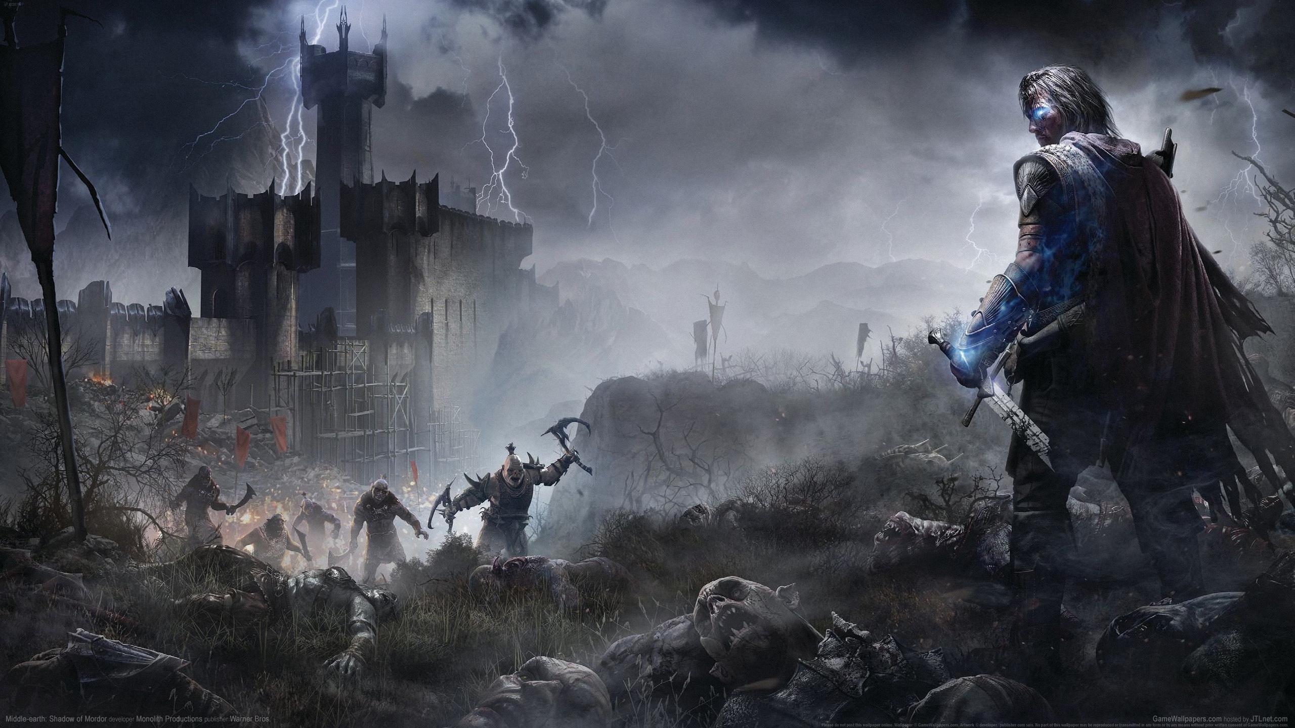 Video Game Middle Earth Shadow Of Mordor 2560x1440