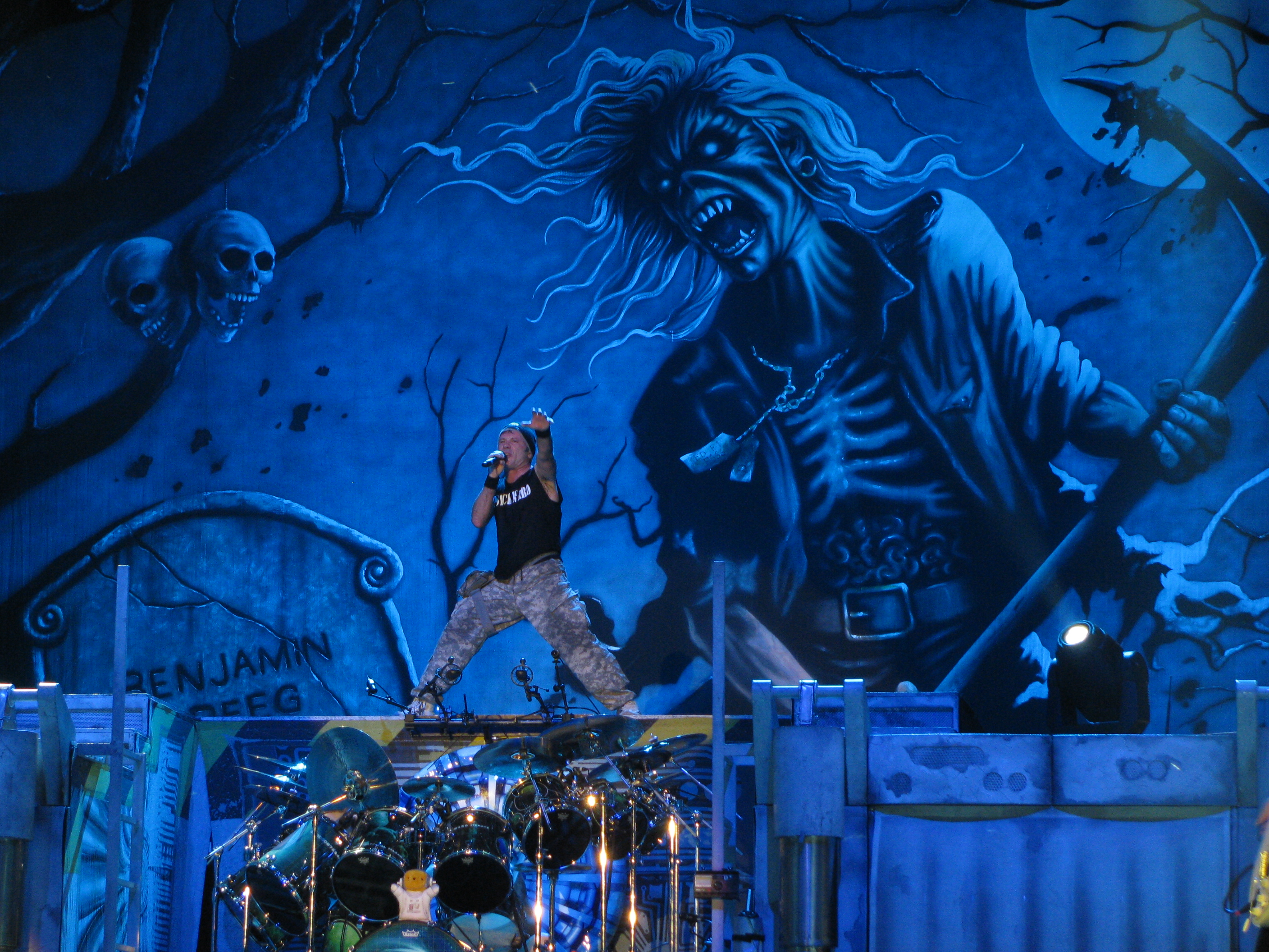Concert Heavy Metal Iron Maiden Singer 2816x2112