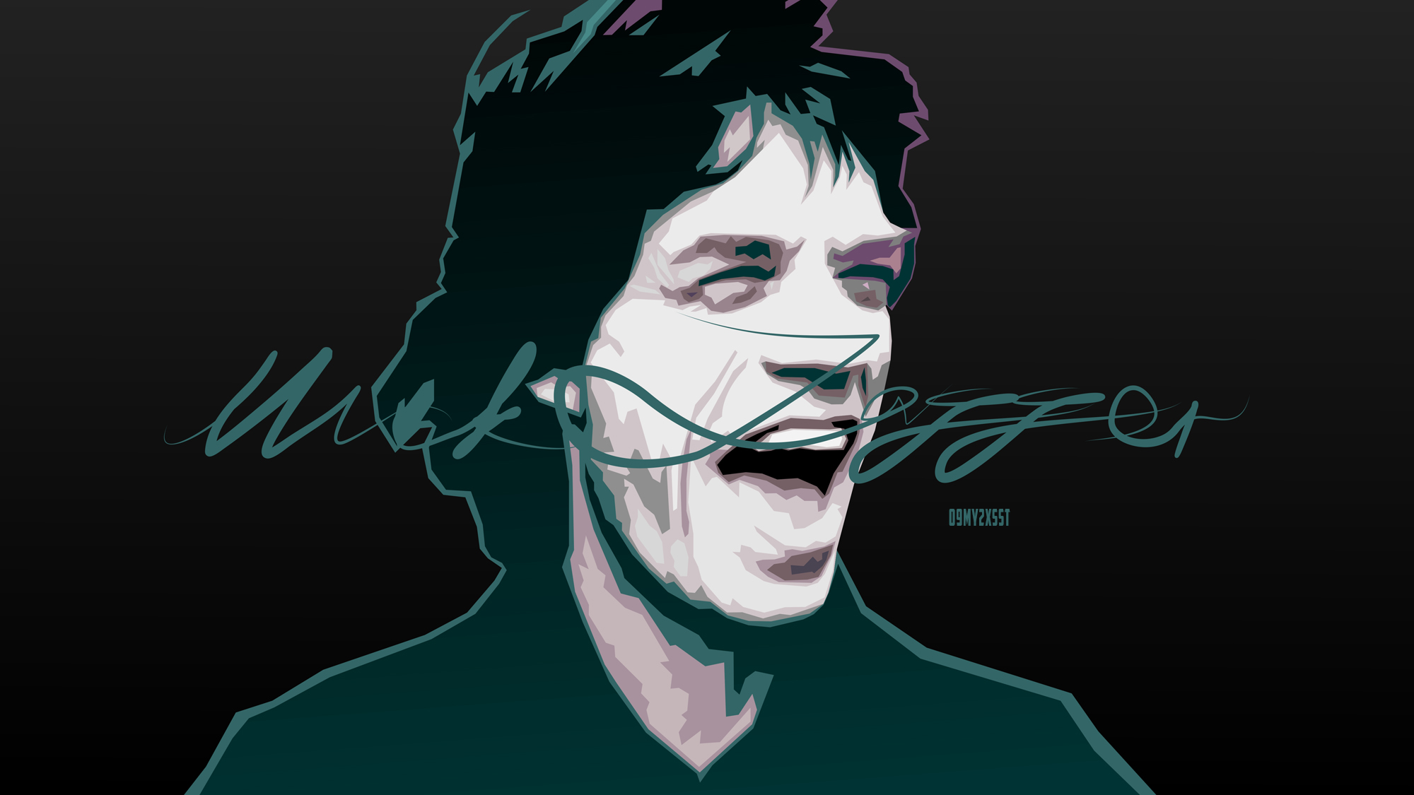 Artistic Mick Jagger Music Musician Portrait Singer The Rolling Stones 2000x1125