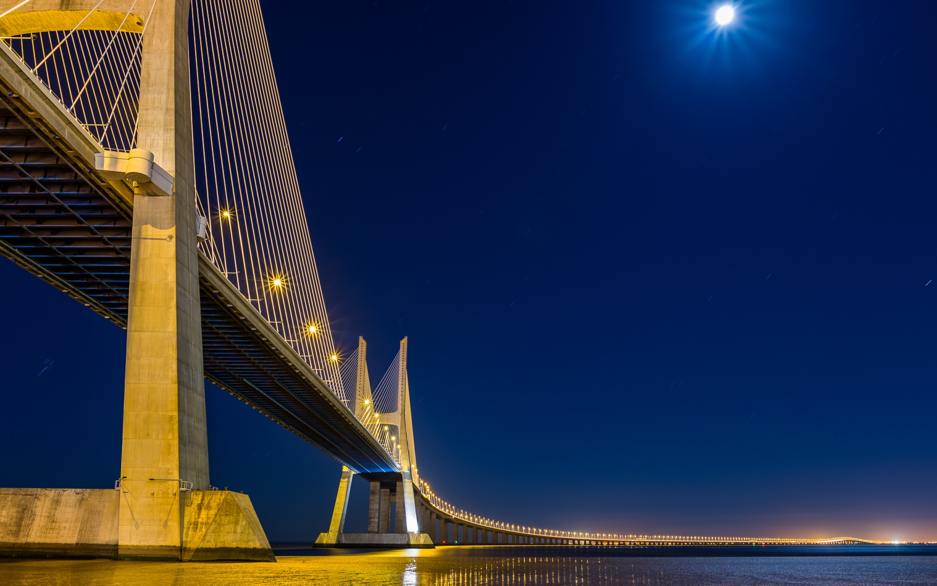 Man Made Vasco Da Gama Bridge 1920x1200