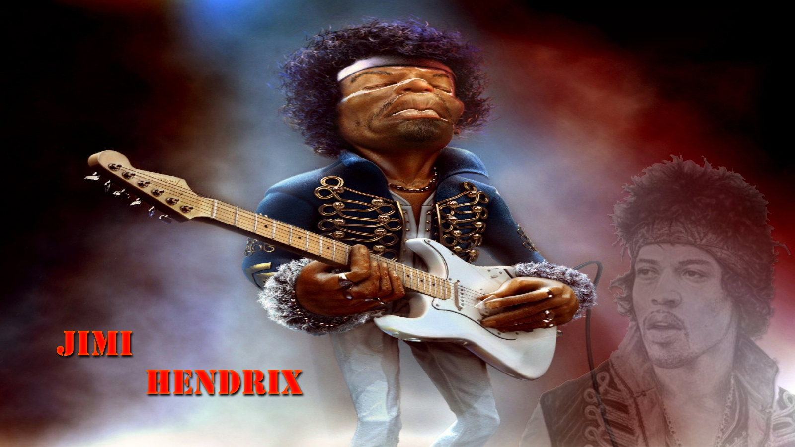 Jimi Hendrix Rock Music 1600x900
