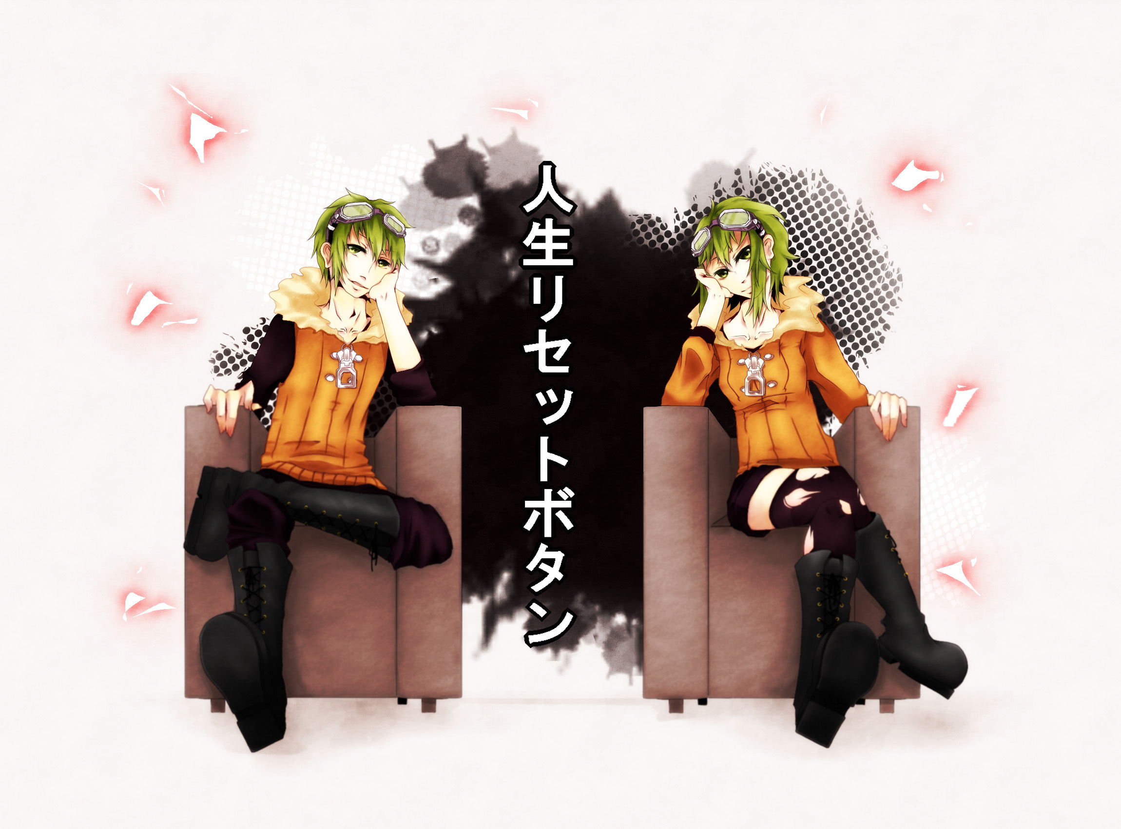 Gumi Vocaloid Song Illustration 2300x1700