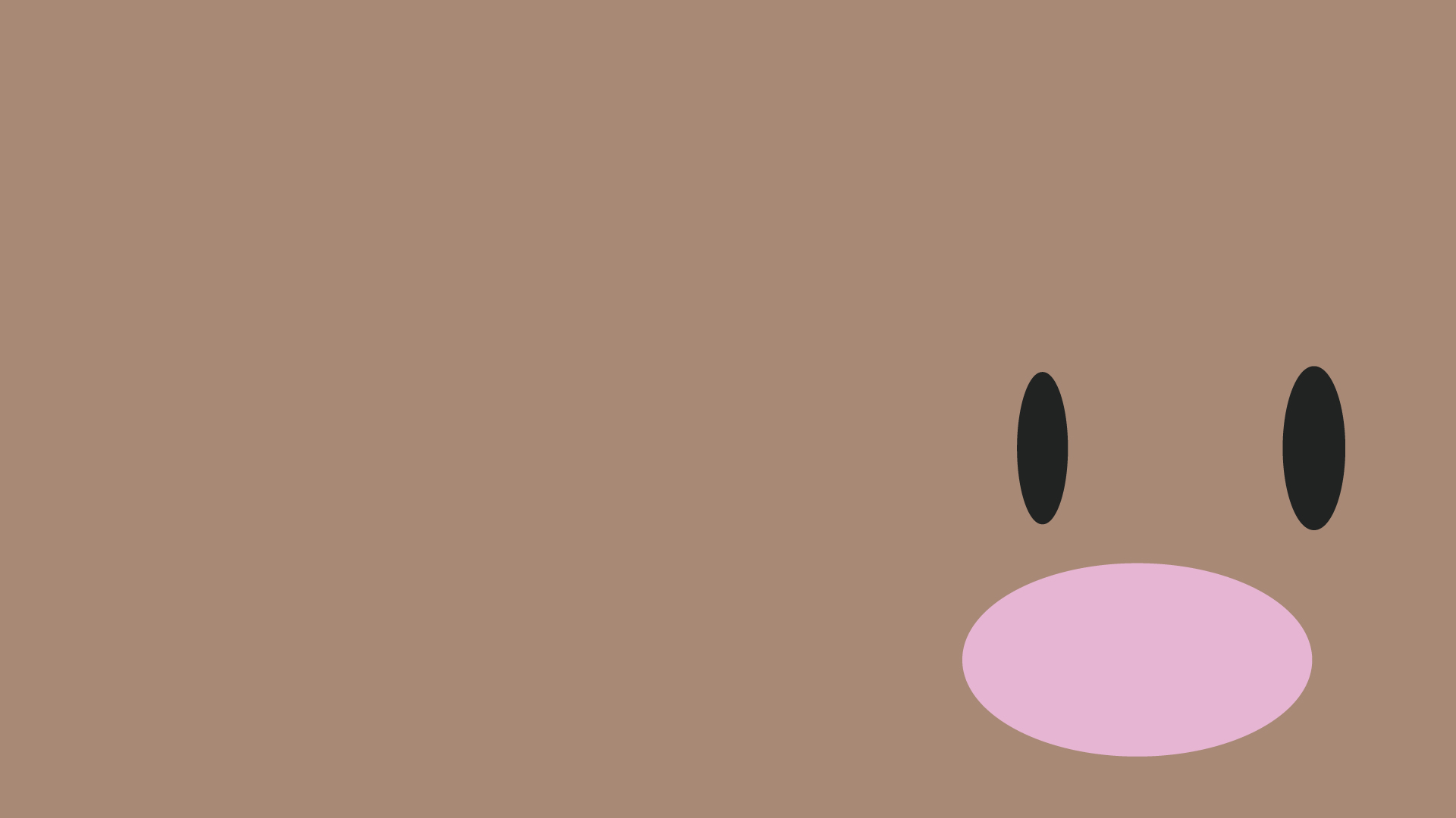 Diglett Pokemon Minimalist 1920x1080