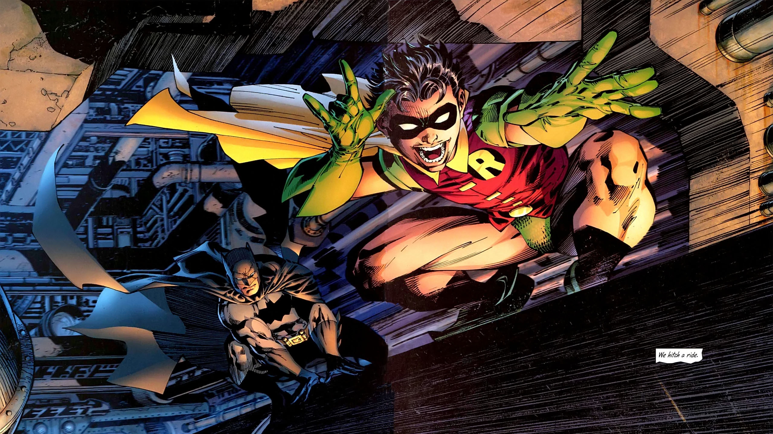 Batman Robin Dc Comics 2560x1440