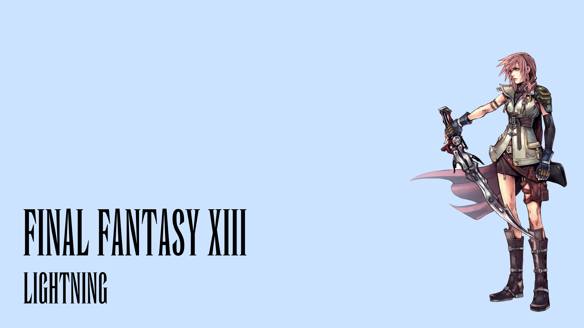 Final Fantasy Xiii Lightning Final Fantasy 1920x1080