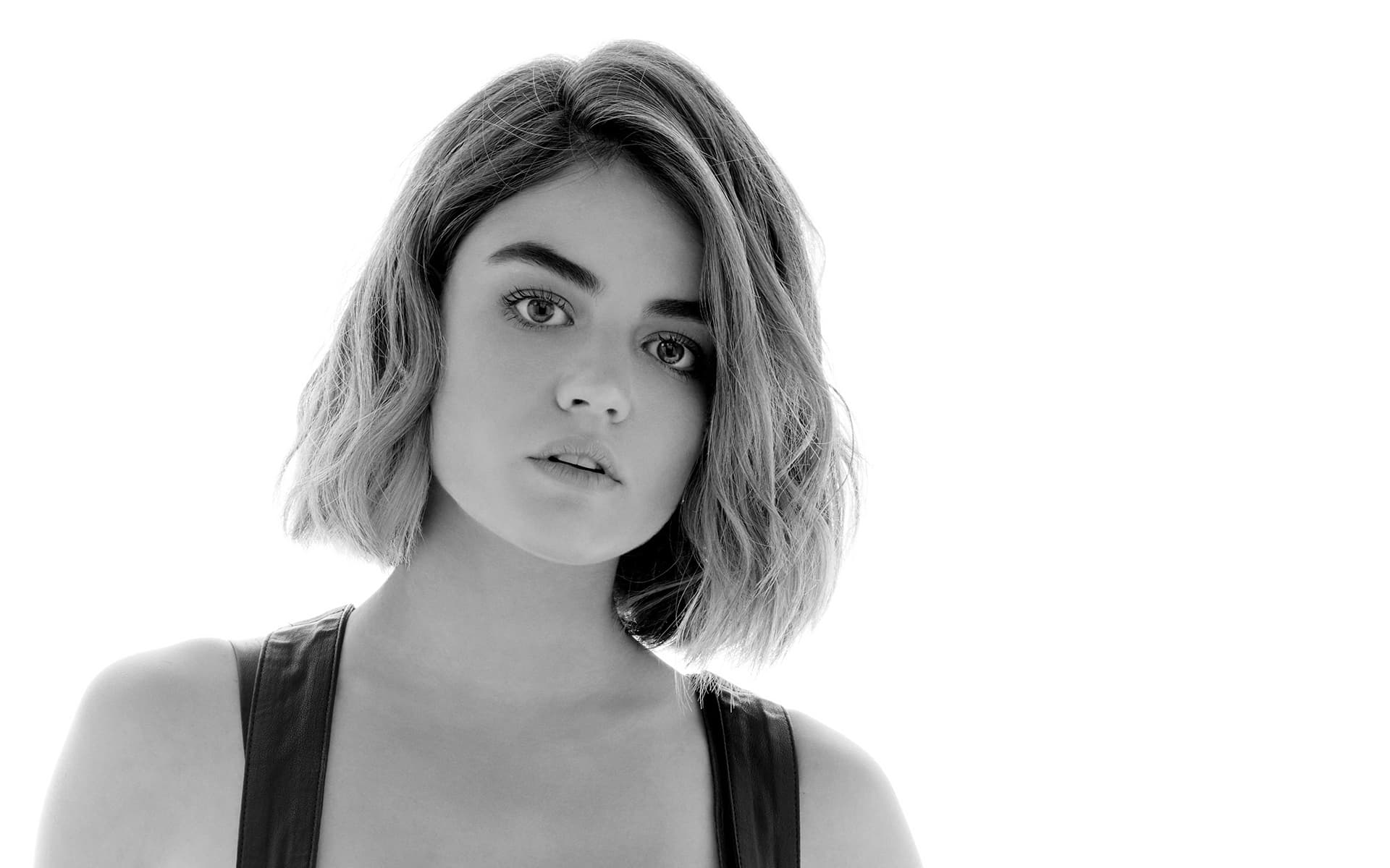 Actress Black Amp White Lucy Hale Singer 1920x1200