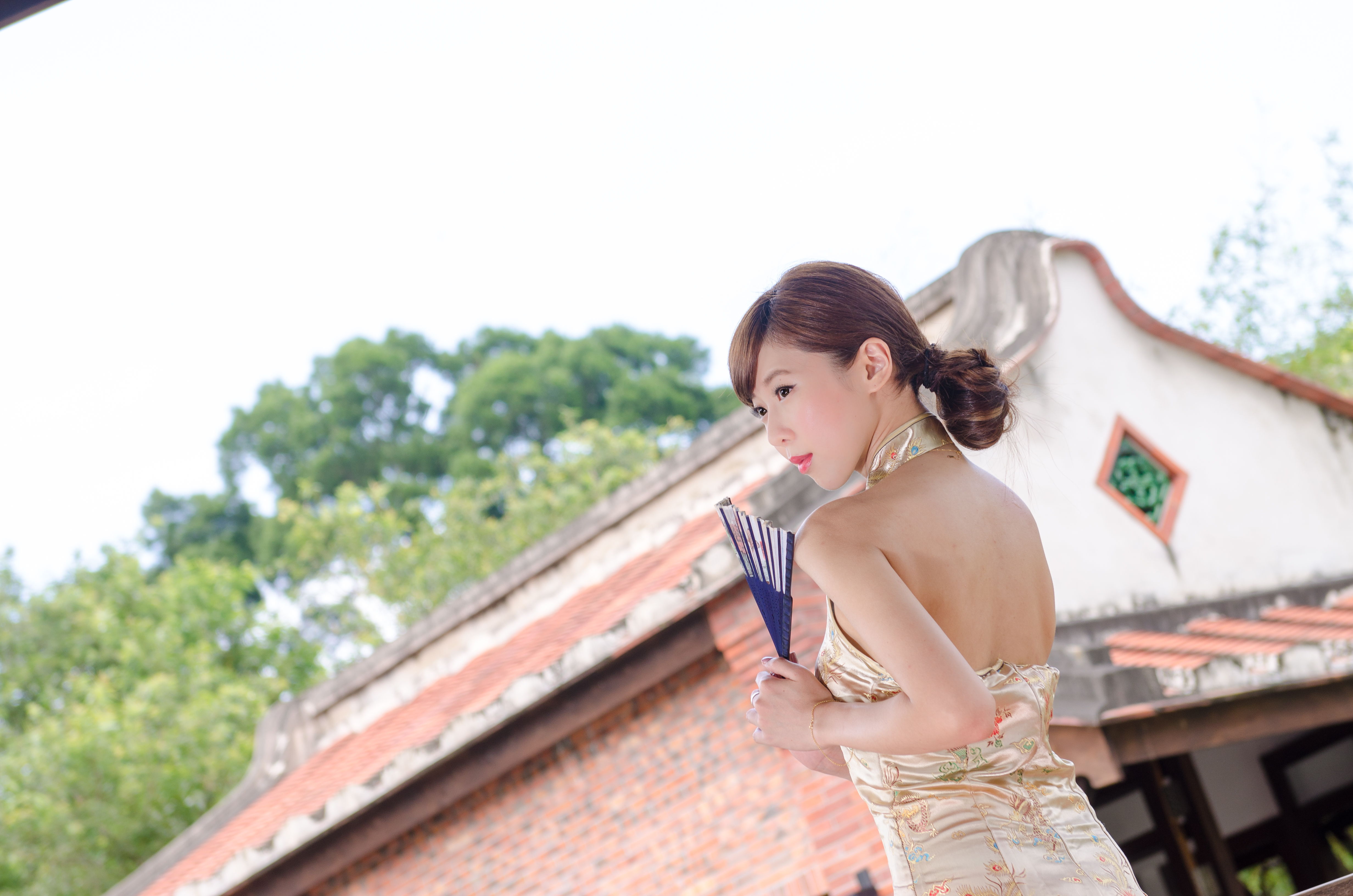 Asian Chen Qiaoqiao Fan Girl Lin Antai Historical Home Model Taiwanese 4928x3264