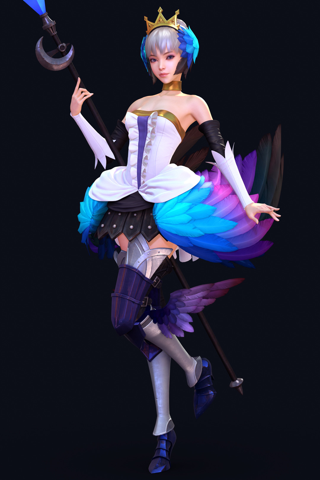 Shin JeongHo 3D Render Odin Sphere 1080x1620