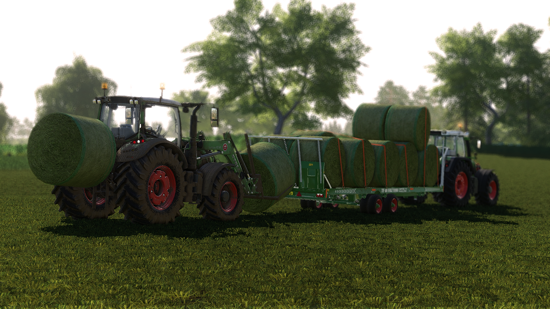 Fs19 Farming Farm Tractors Harvest Nature Farming Simulator 1920x1080