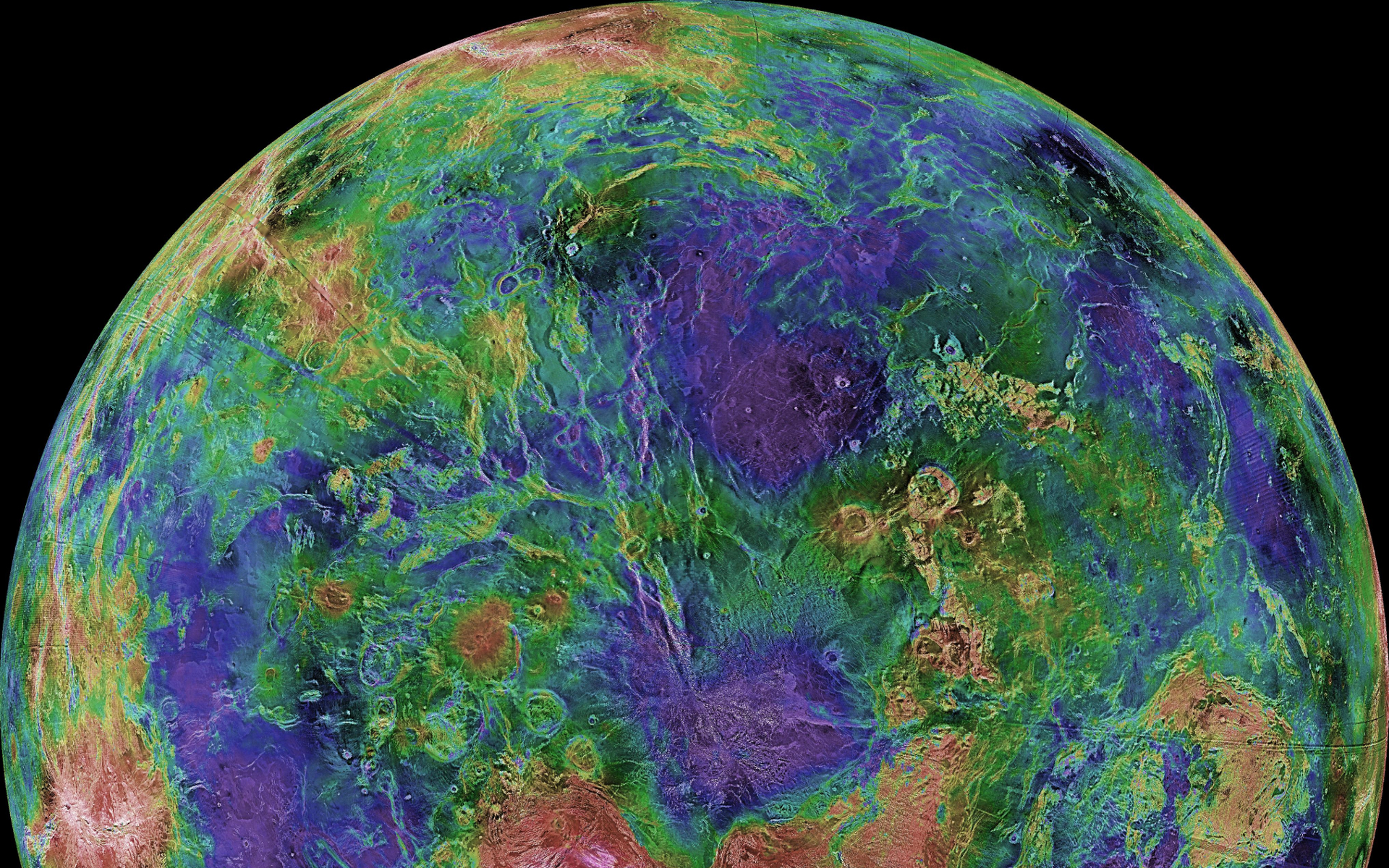 Colorful Colors Planet Venus 1920x1200
