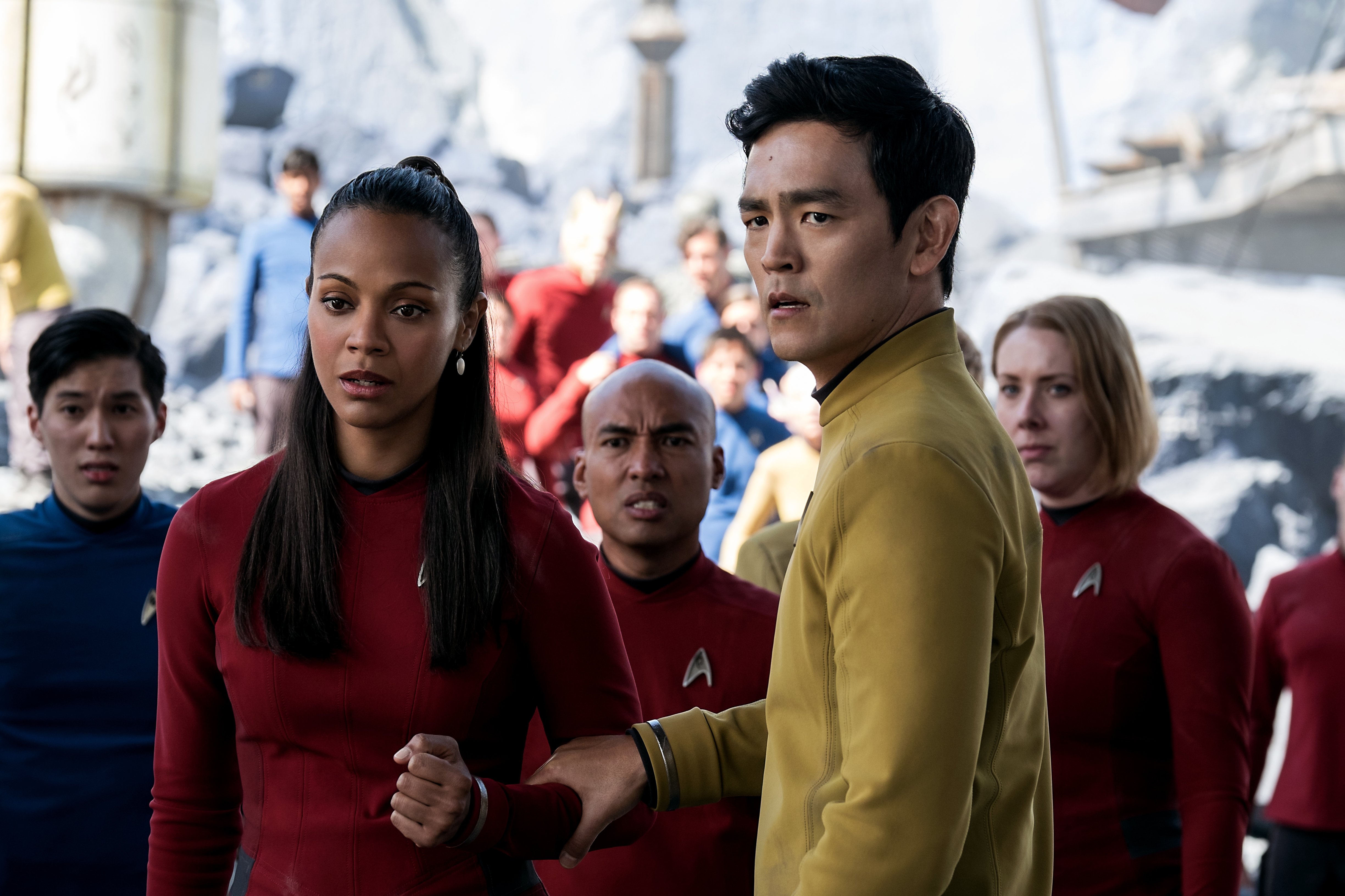 John Cho Star Trek Star Trek Beyond Zoe Saldana 4896x3264