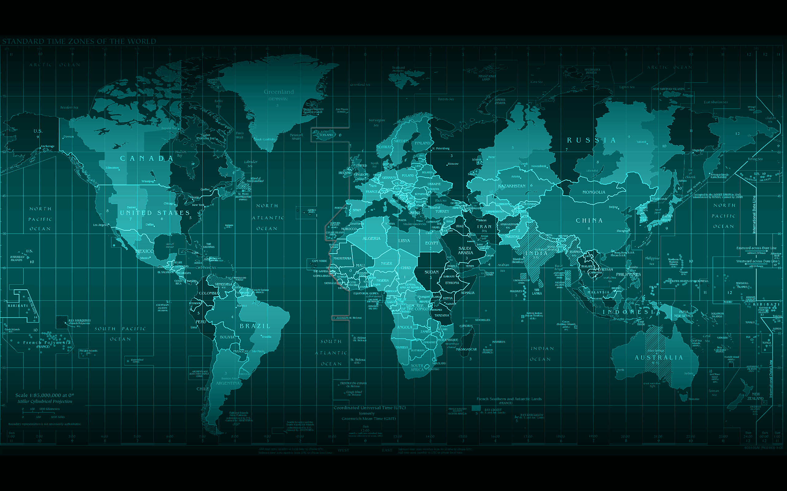 Misc World Map 2560x1600