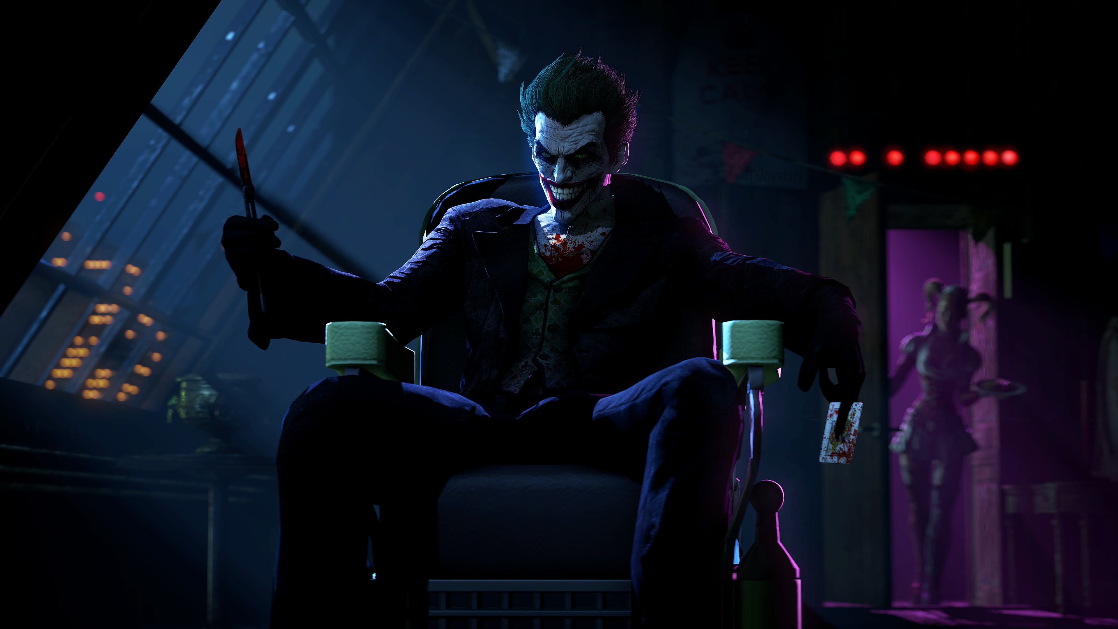 Batman Arkham Origins Joker 3840x2160