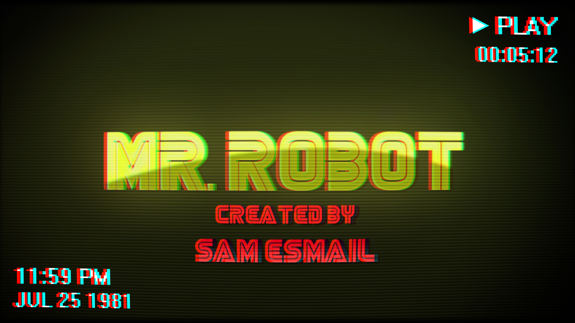 Mr Robot TV Series Letter 1920x1080
