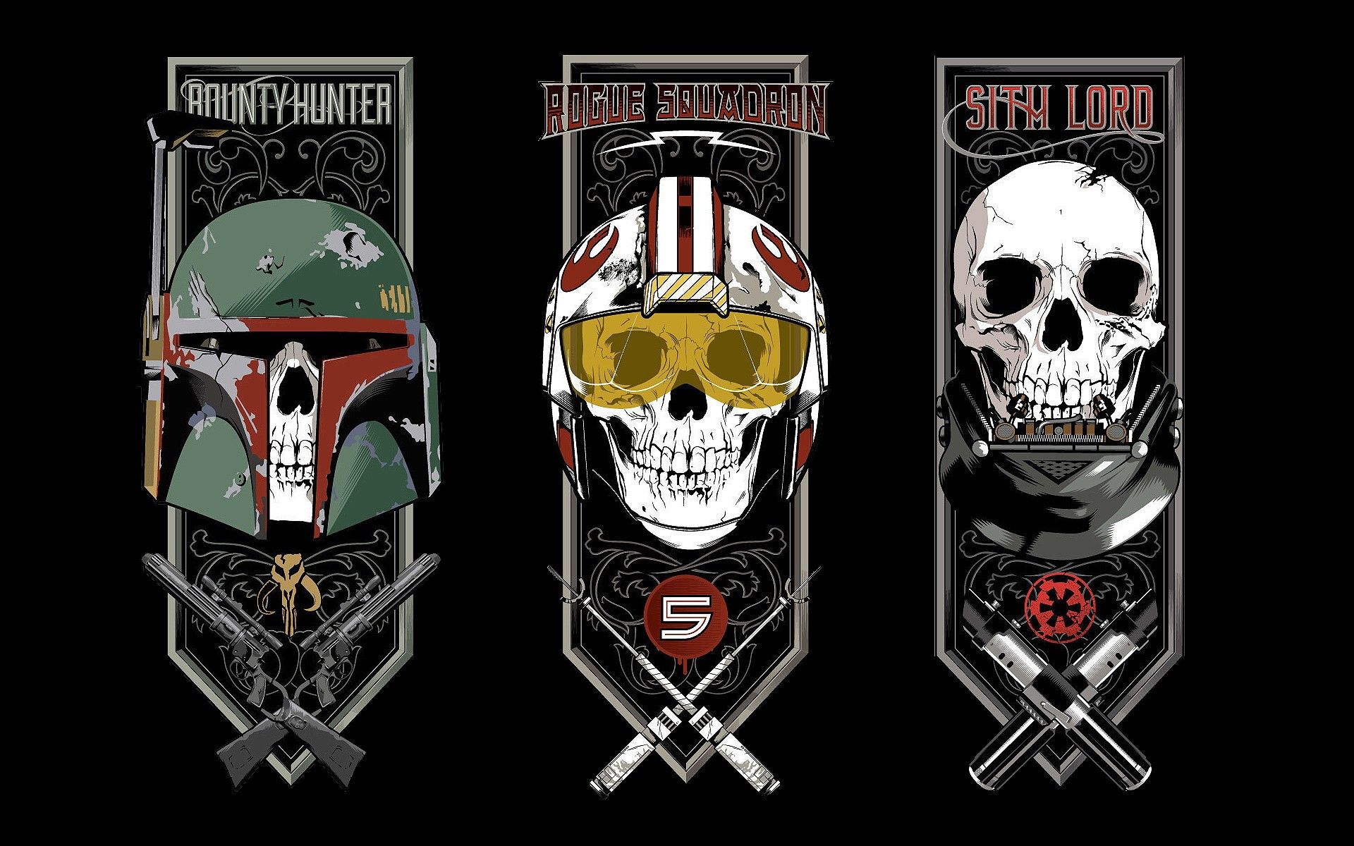 star wars bounty hunter symbol wallpaper