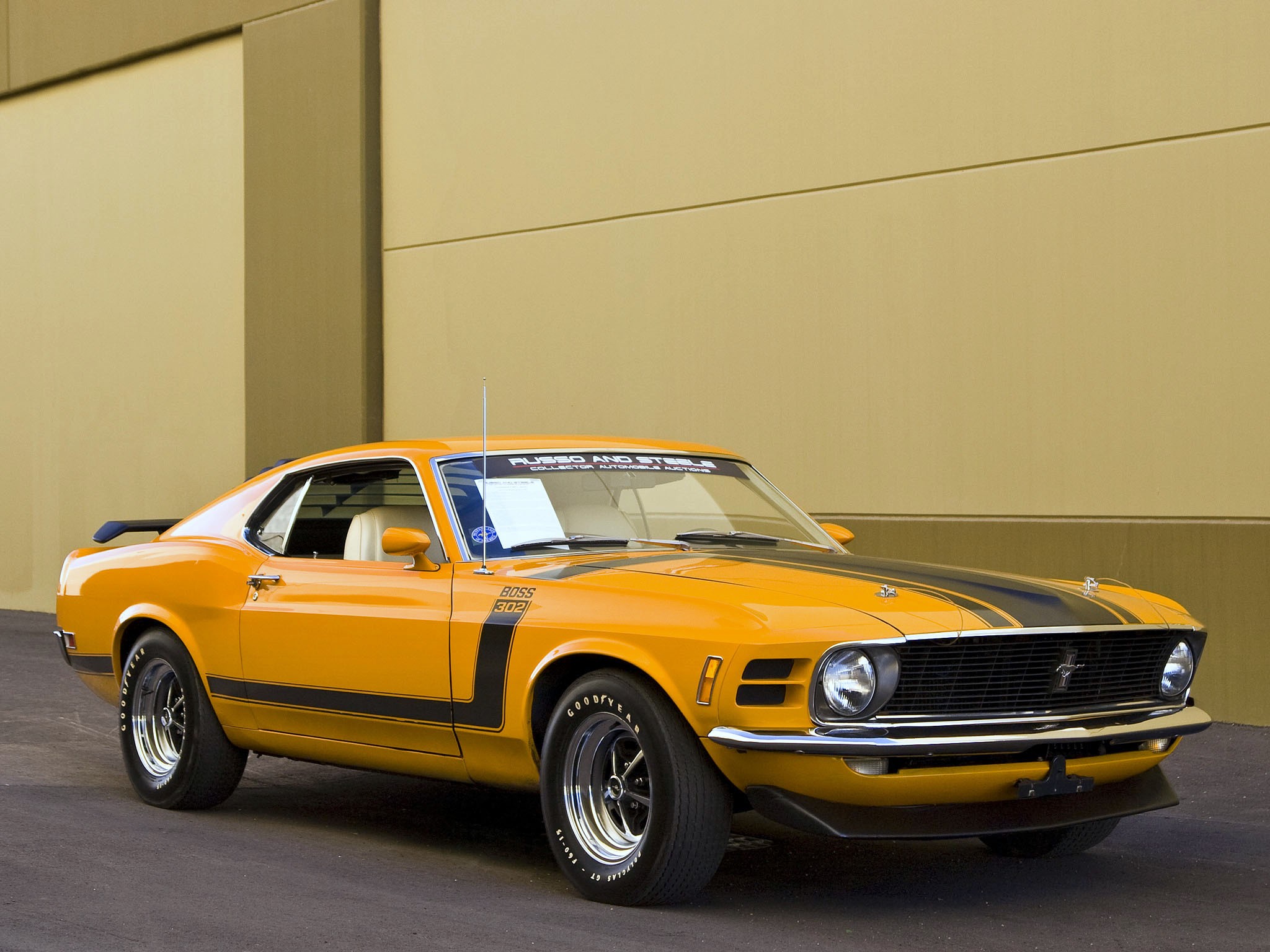 Fastback Ford Mustang Boss 302 Muscle Car 2048x1536