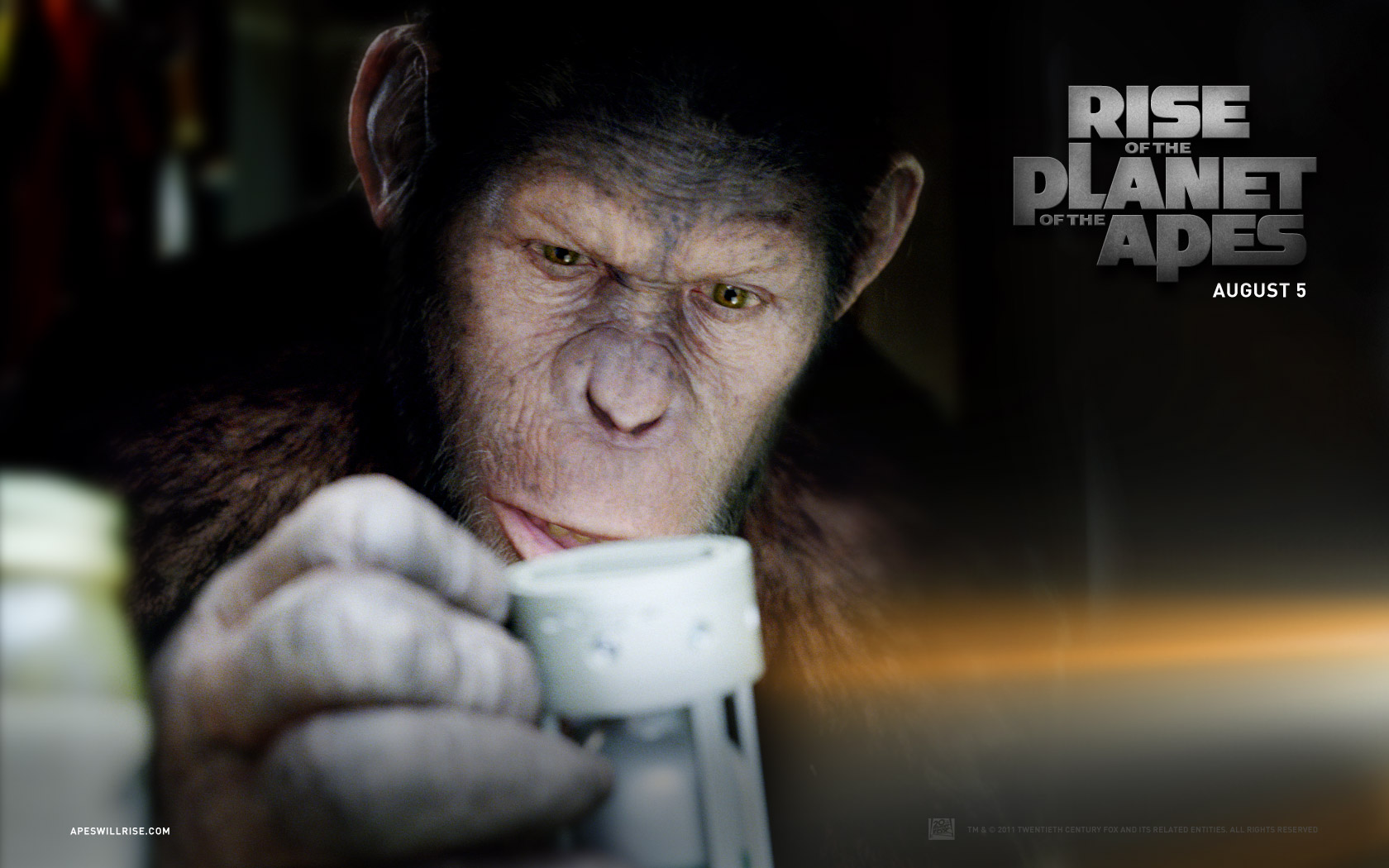 Movie Rise Of The Planet Of The Apes 1680x1050