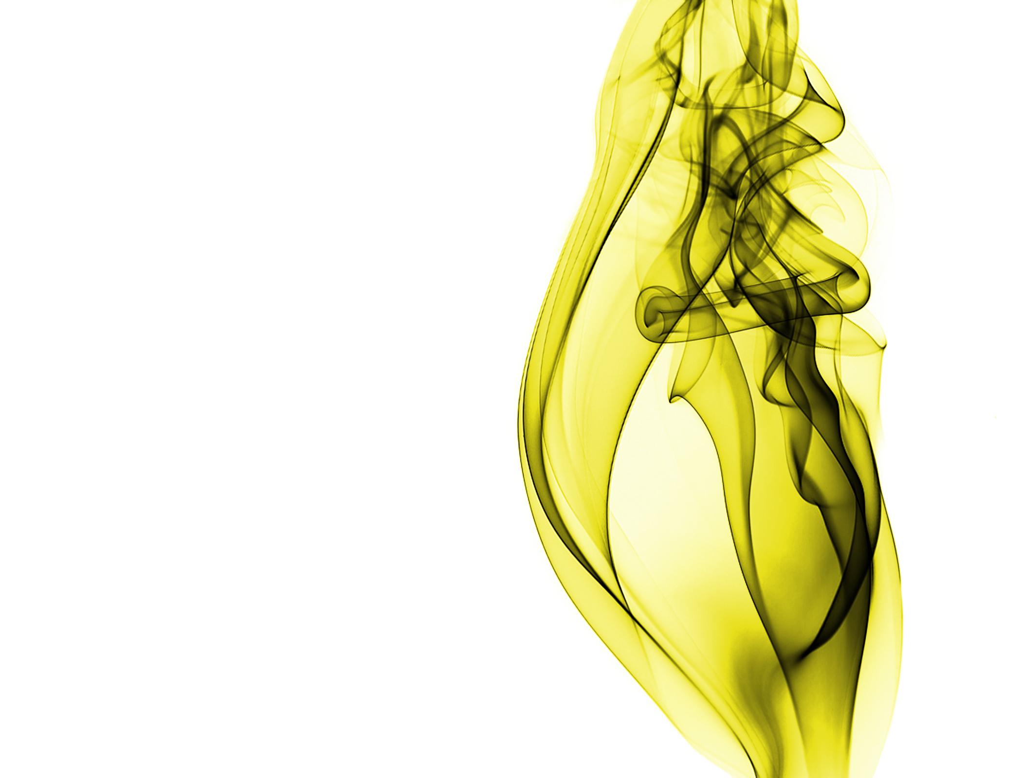 Artistic Cgi Pattern Smoke Yellow 2100x1600