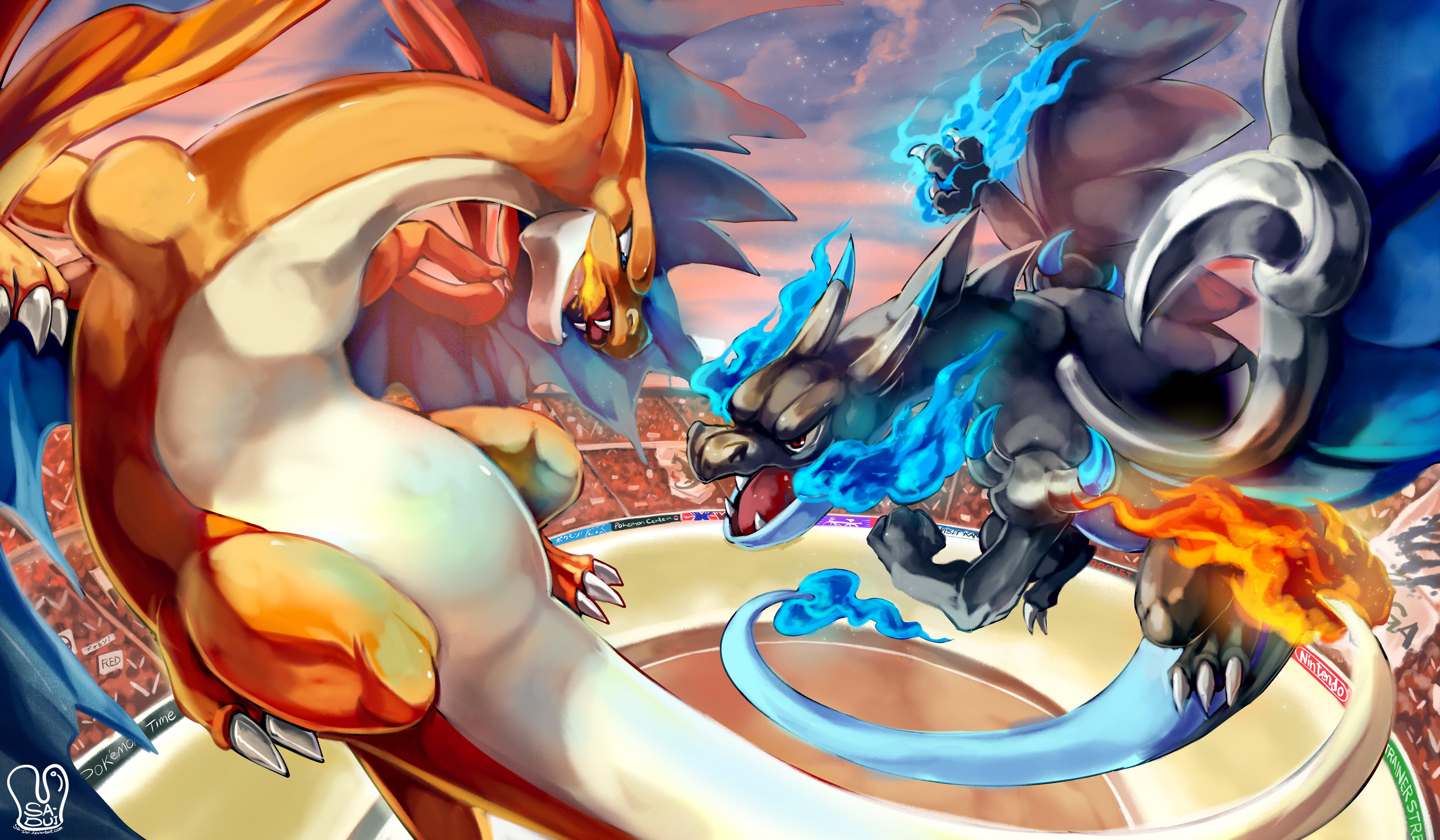 Charizard Pokemon Mega Charizard X Pokemon Mega Charizard Y Pokemon Pokemon 5142x3000