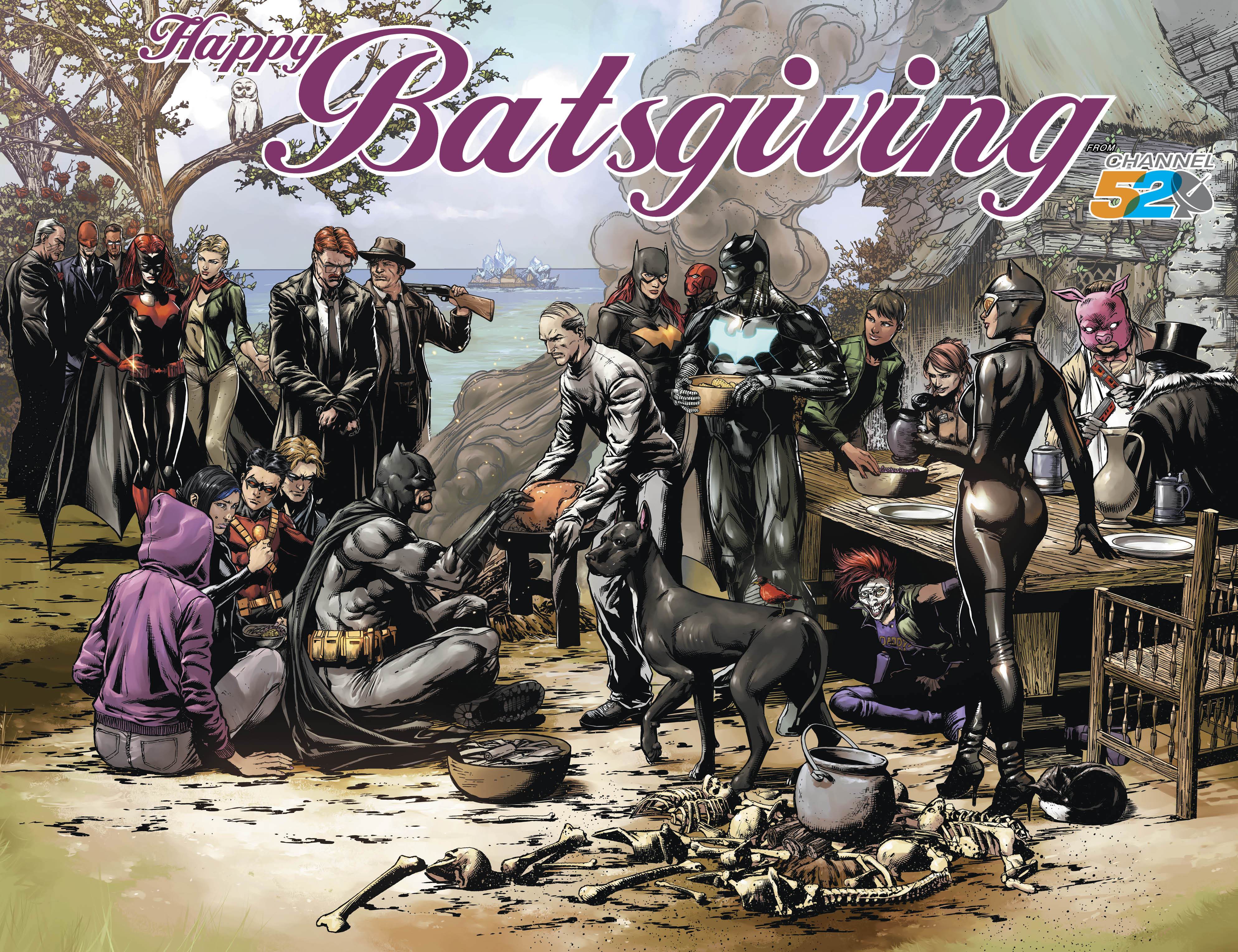 Ace Batman Batgirl Batman Catwoman Penguin Dc Comics Robin Dc Comics Thanksgiving 3976x3057