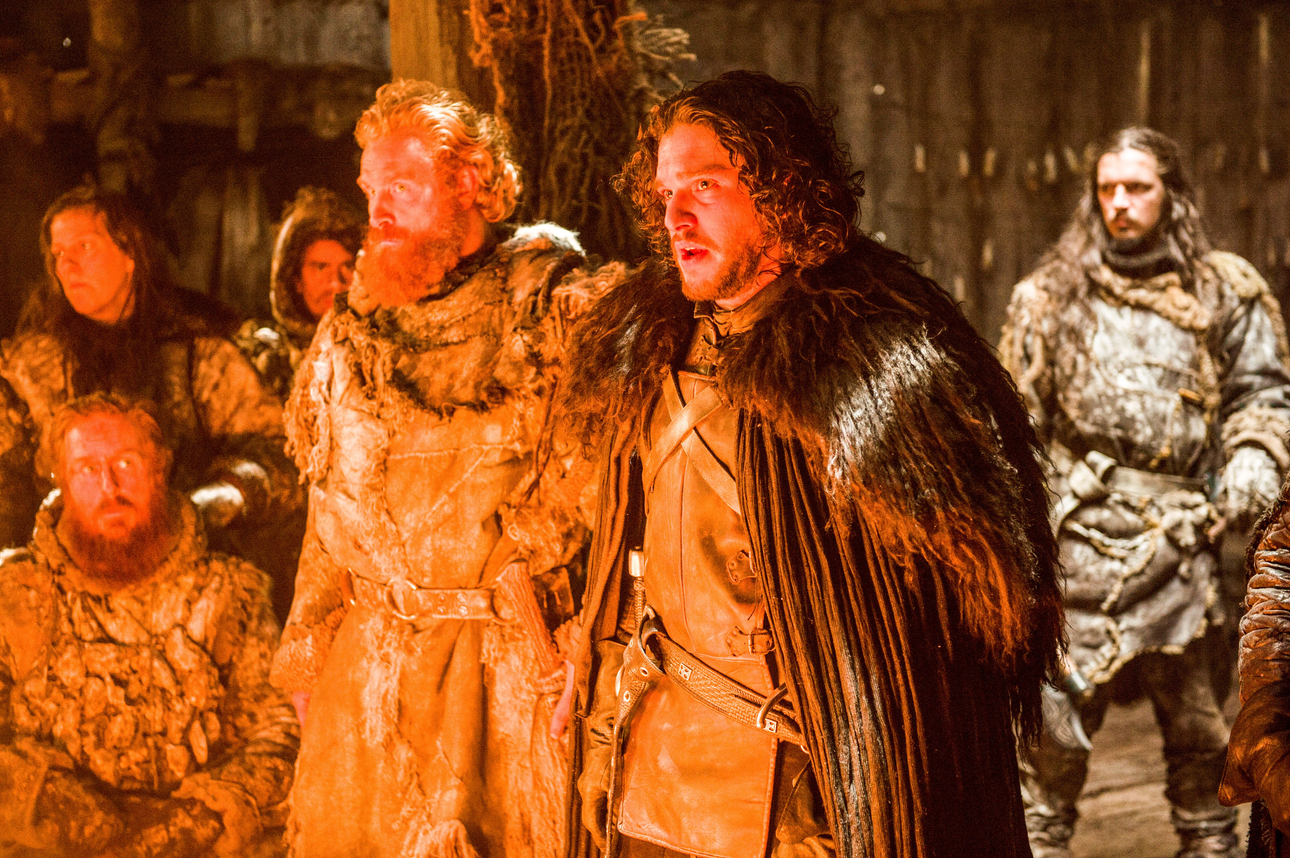 Game Of Thrones Jon Snow Kit Harington Kristofer Hivju Tormund Giantsbane 4500x2995