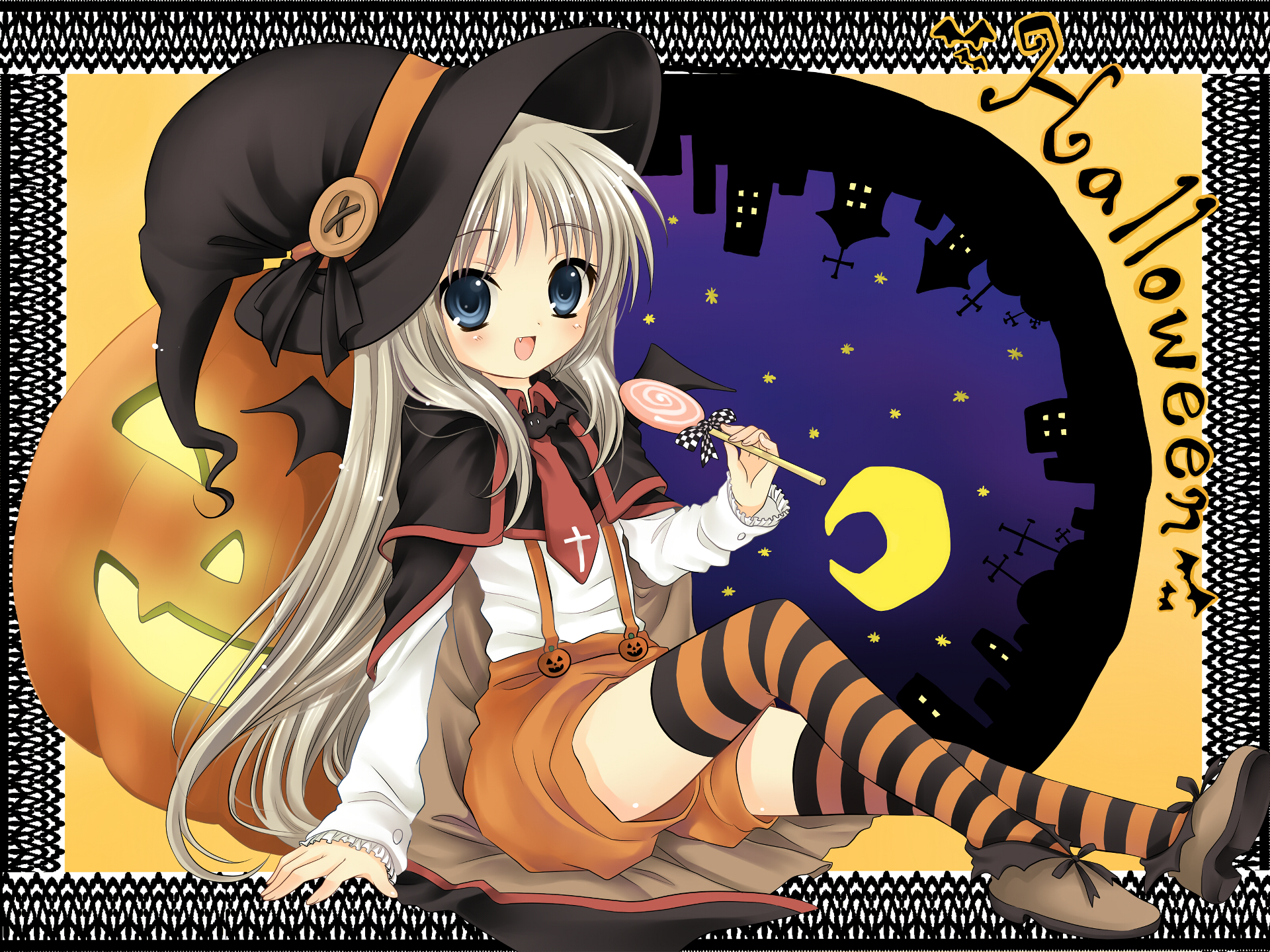 Halloween Anime GIF - Halloween Anime Pumpkin - Discover & Share GIFs