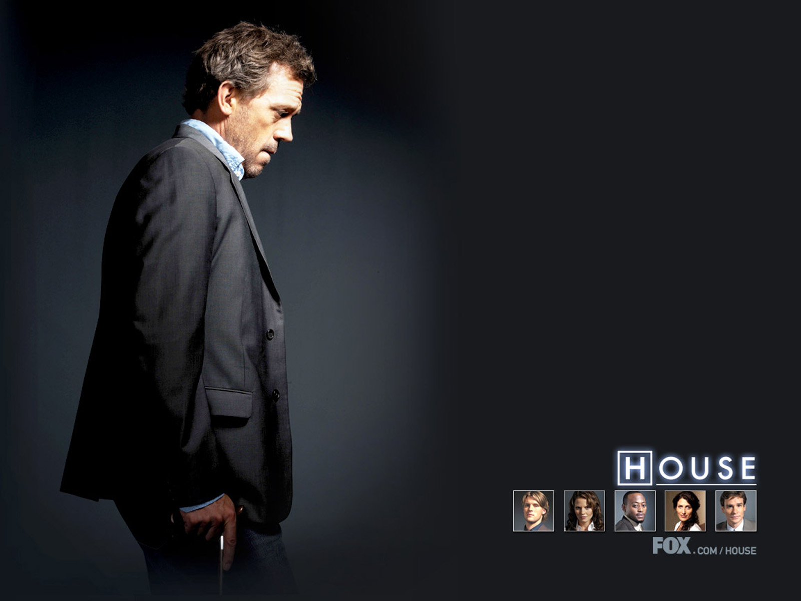 Gregory House Hugh Laurie 1600x1200