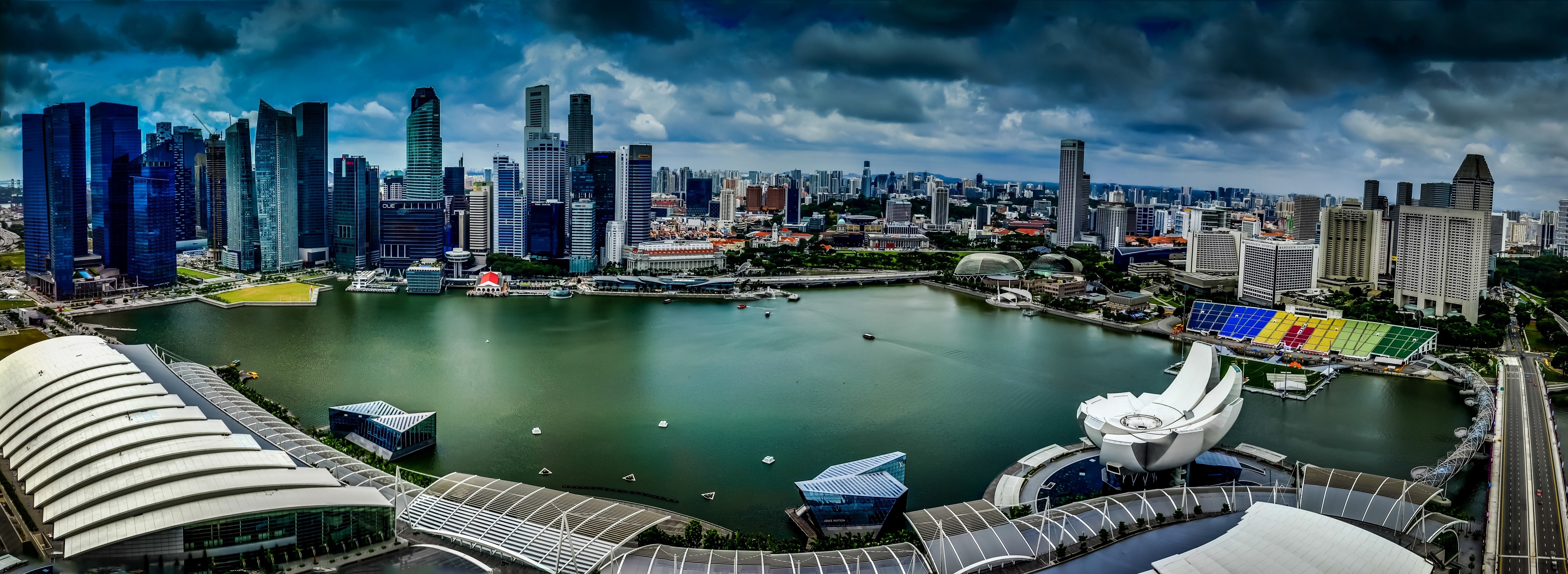 Art Science Museum Marina Bay Sands Singapore Stadium 4913x1800