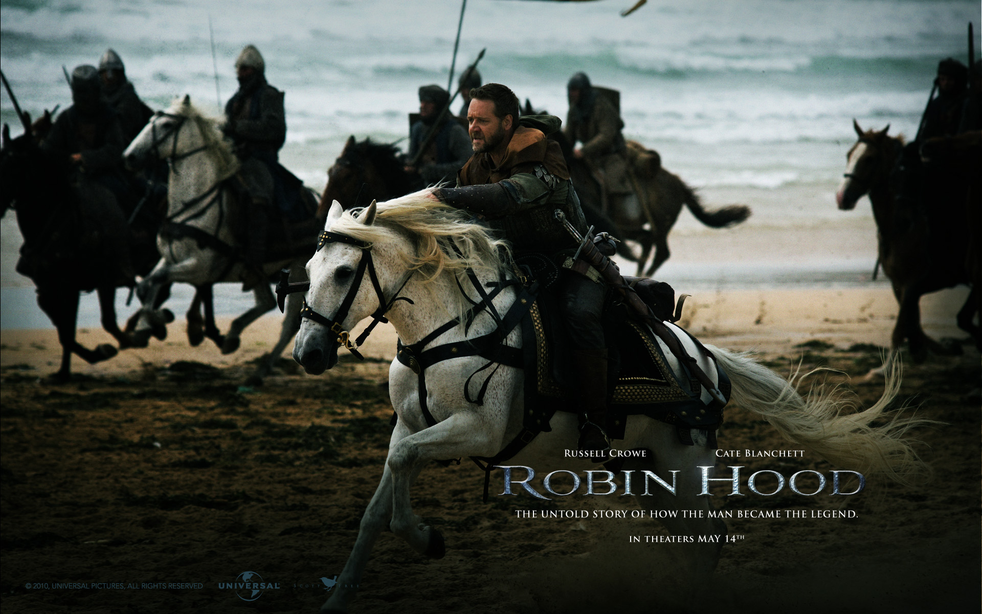 Horse Robin Hood Russell Crowe 1920x1200