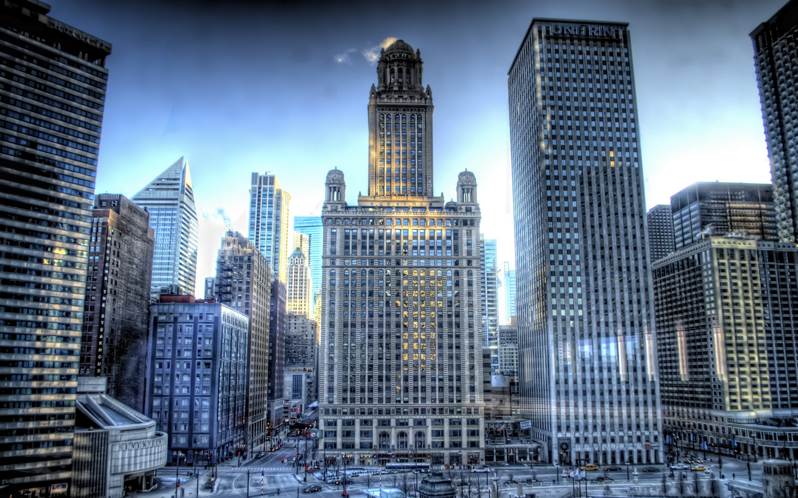 Building Chicago Illinois Skyscraper 2560x1600