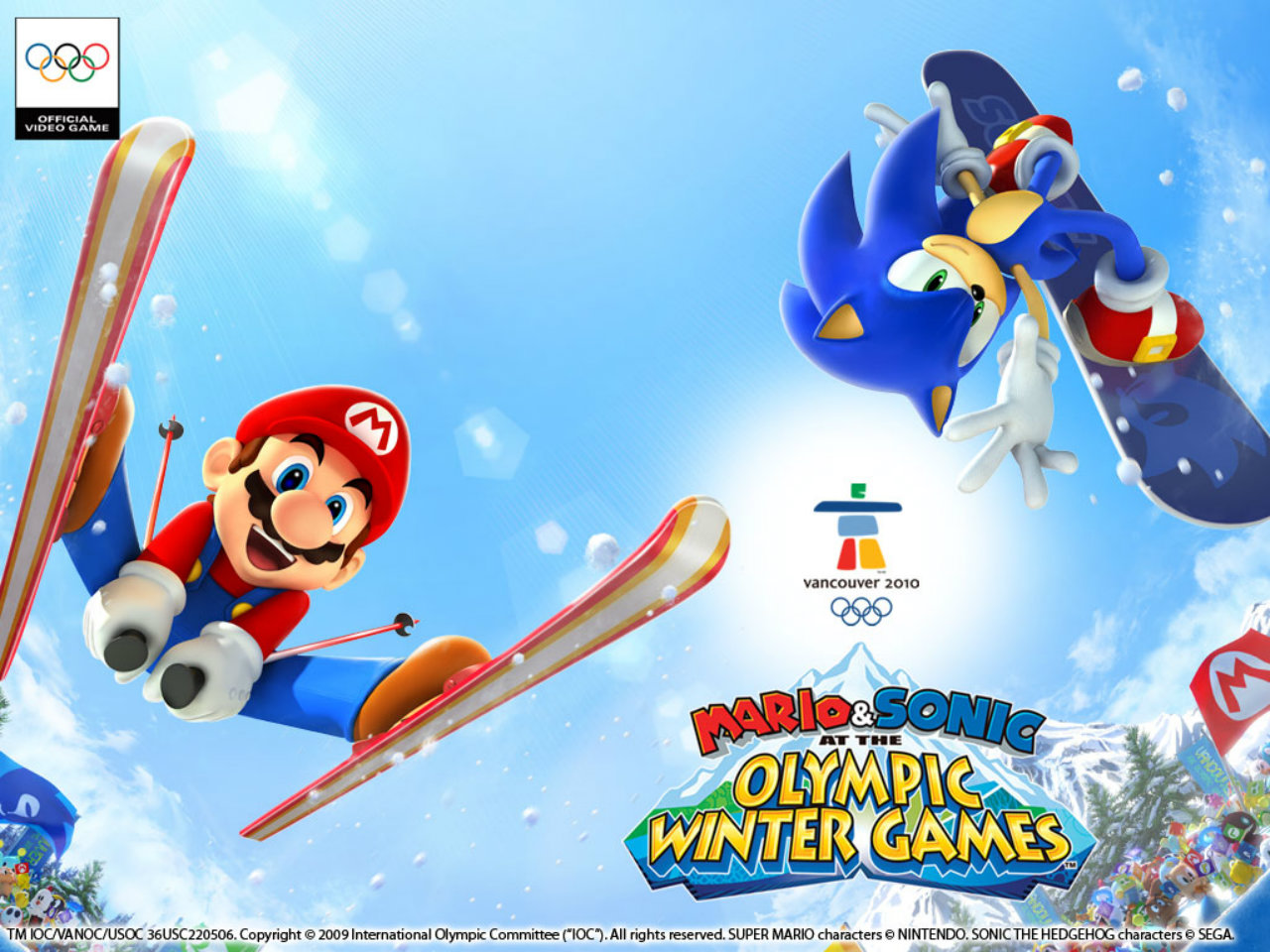 Video Game Mario Amp Sonic At The Olympic Winter Games 1280x960