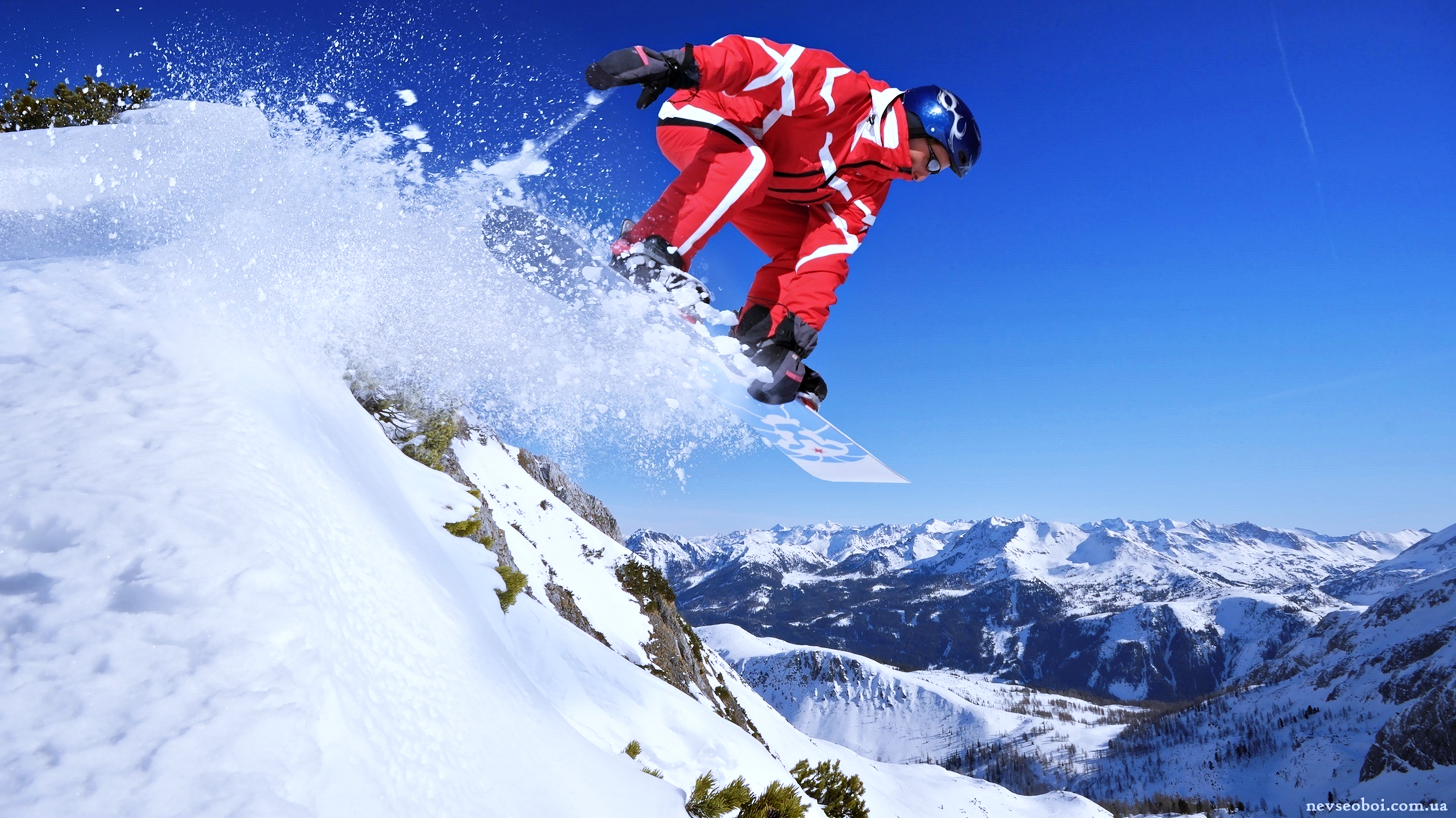 Snow Snowboarding Winter 3840x2160
