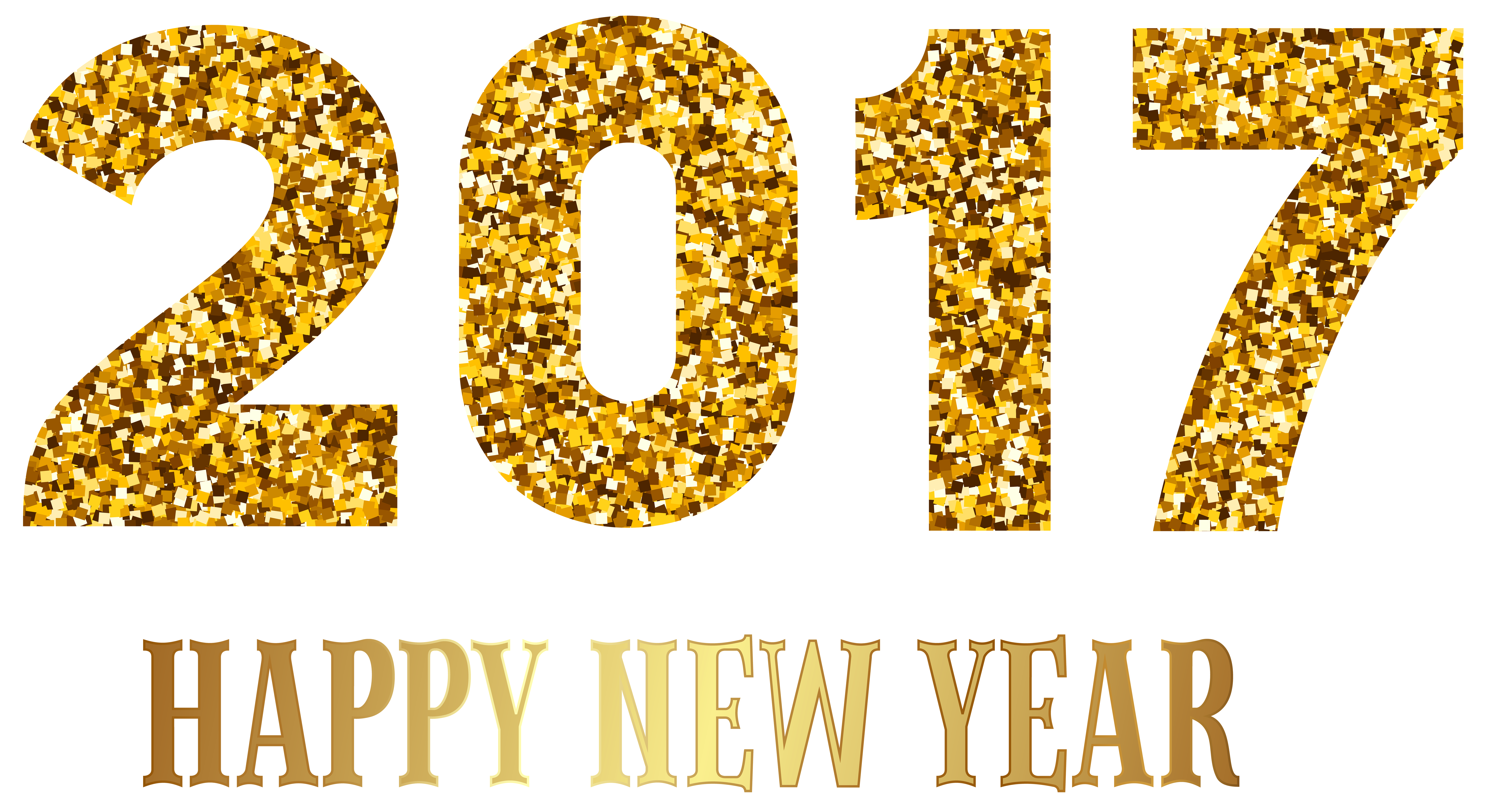 Golden New Year New Year 2017 8000x4371