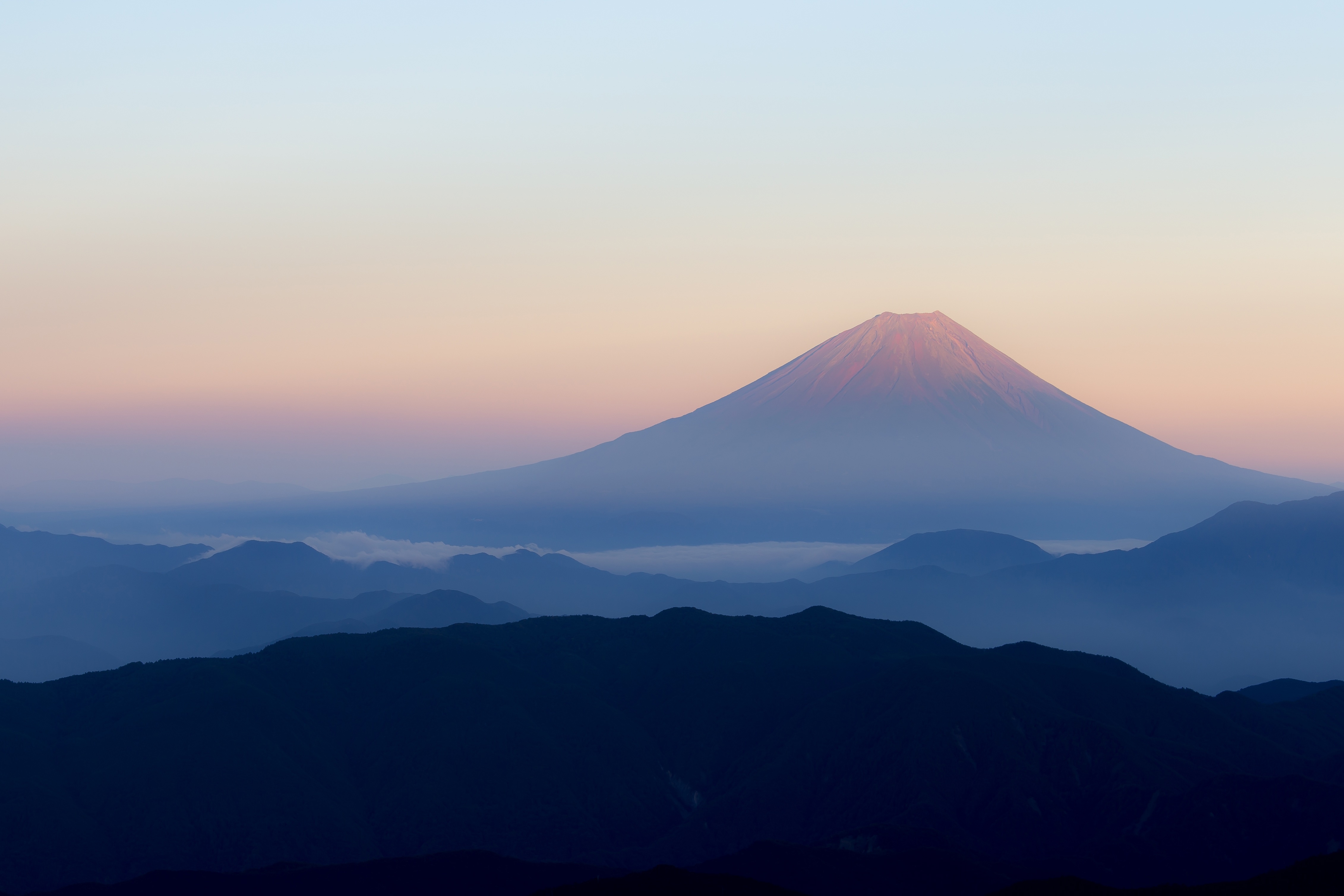 Japan Landscape Mount Fuji Mountain Volcano 4525x3017