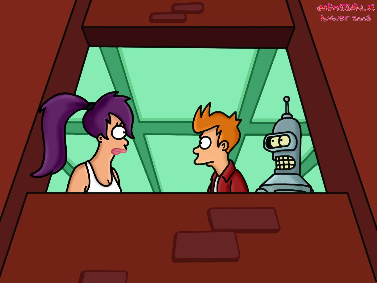 Bender Futurama Fry Futurama Futurama Leela Futurama 1600x1200