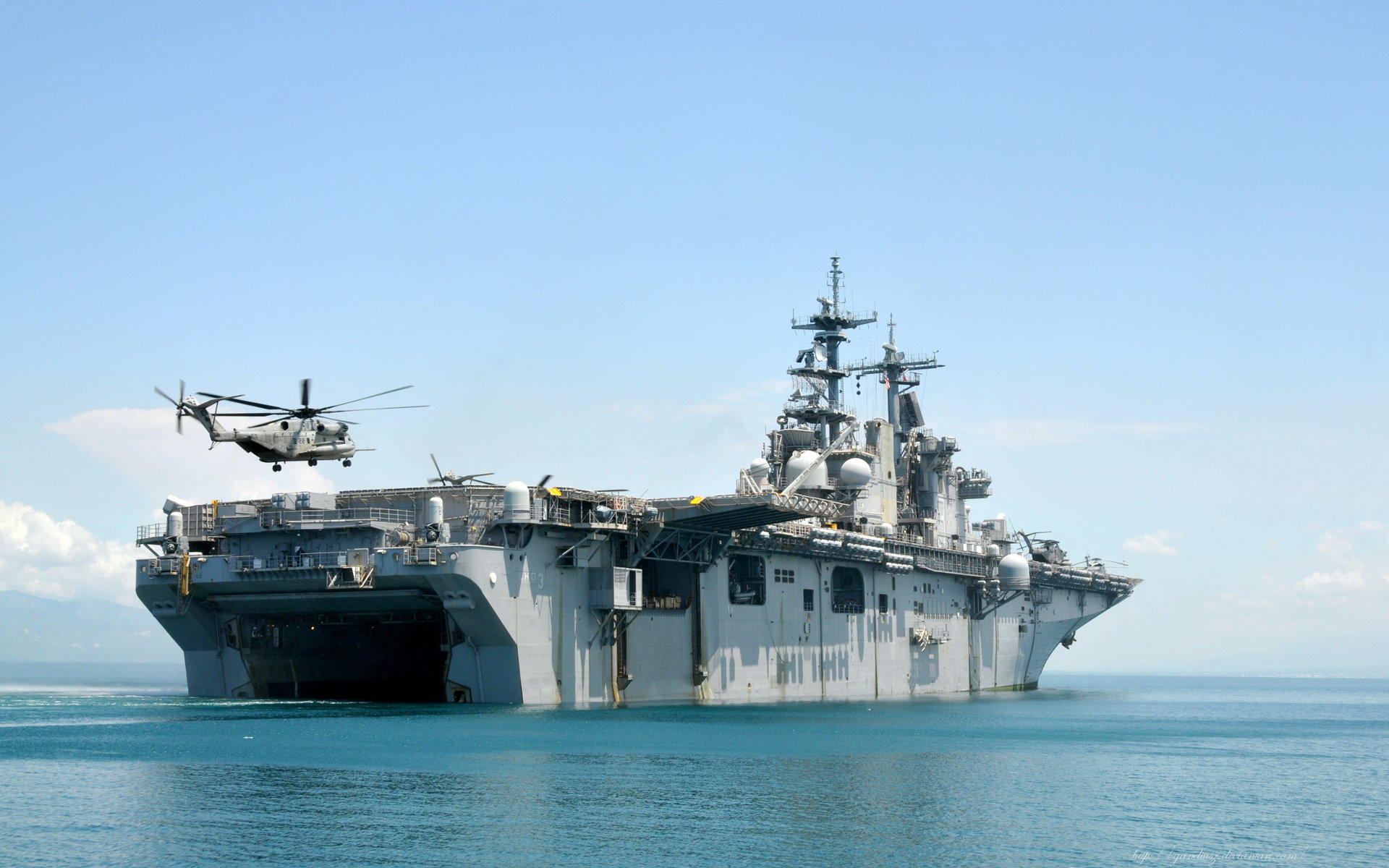 Amphibious Assault Ship Uss Kearsarge Lhd 3 Warship 1920x1200