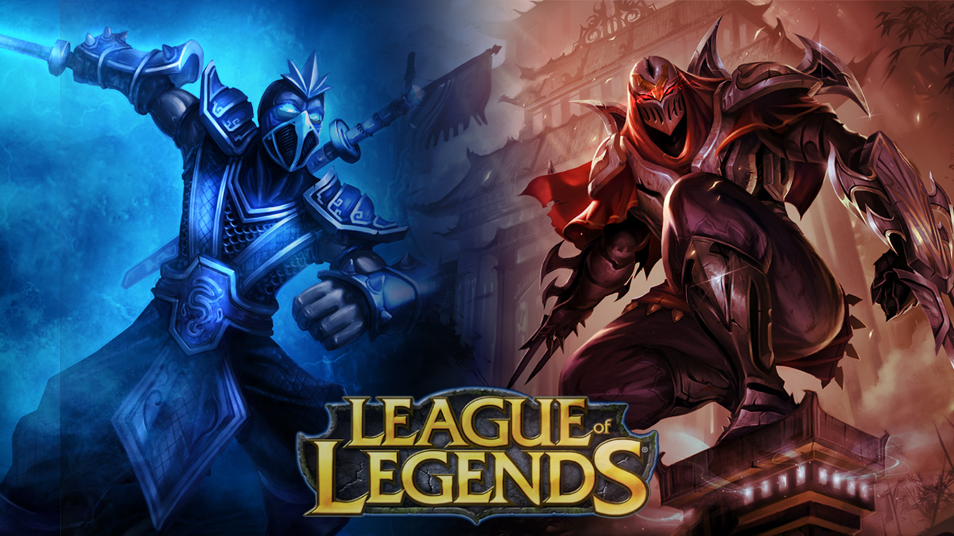 Shen League Of Legends Zed League Of Legends Wallpaper - Resolution:1366x768  - ID:871397 
