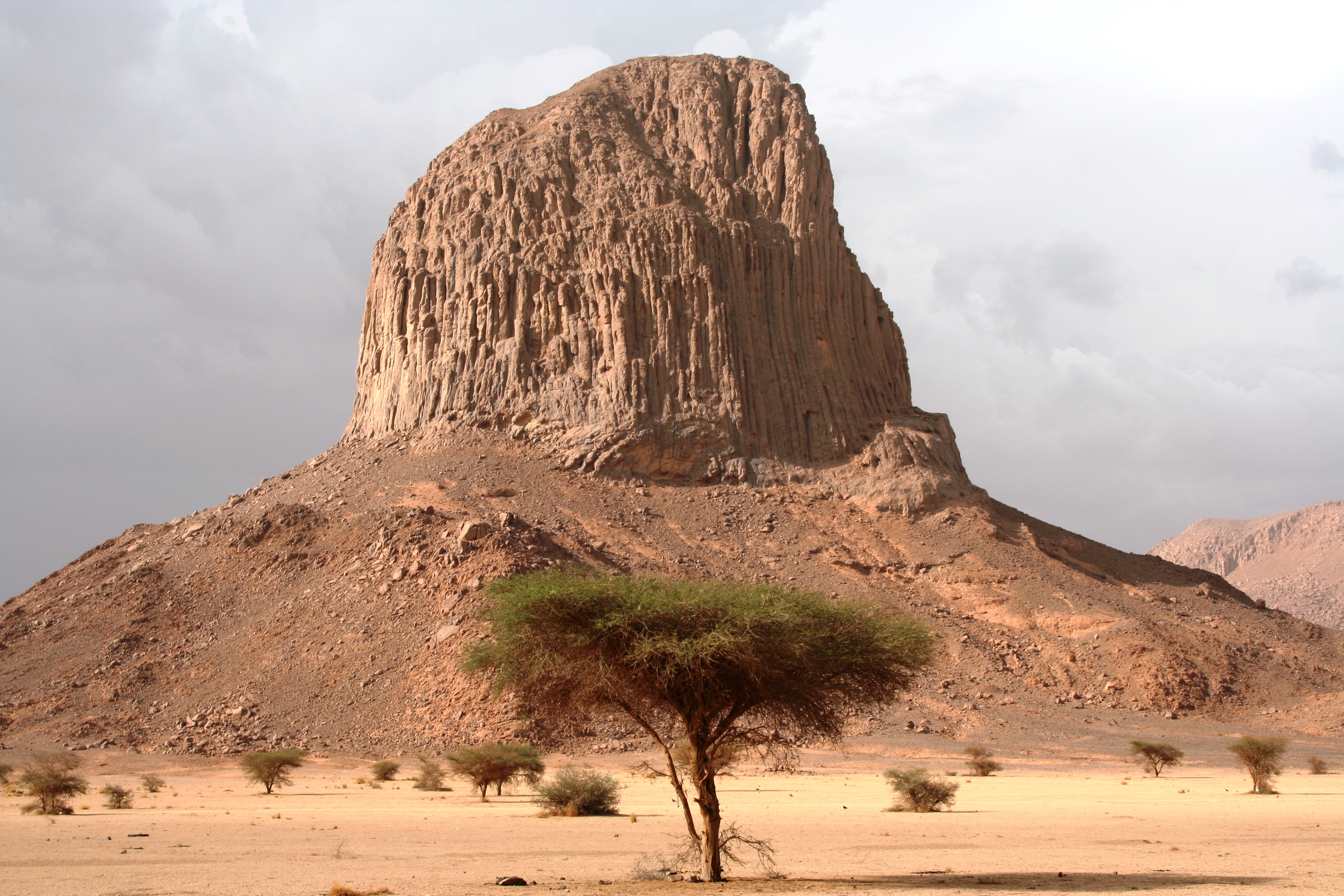 Africa Algeria Desert Hoggar Mountains Landscape Mountain Sahara Tassili Tree 3456x2304